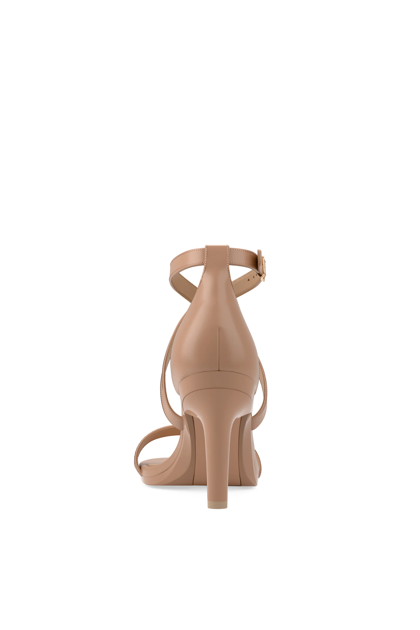 The Sandal - Latte Leather + Stiletto Heel Kit 4 Latte