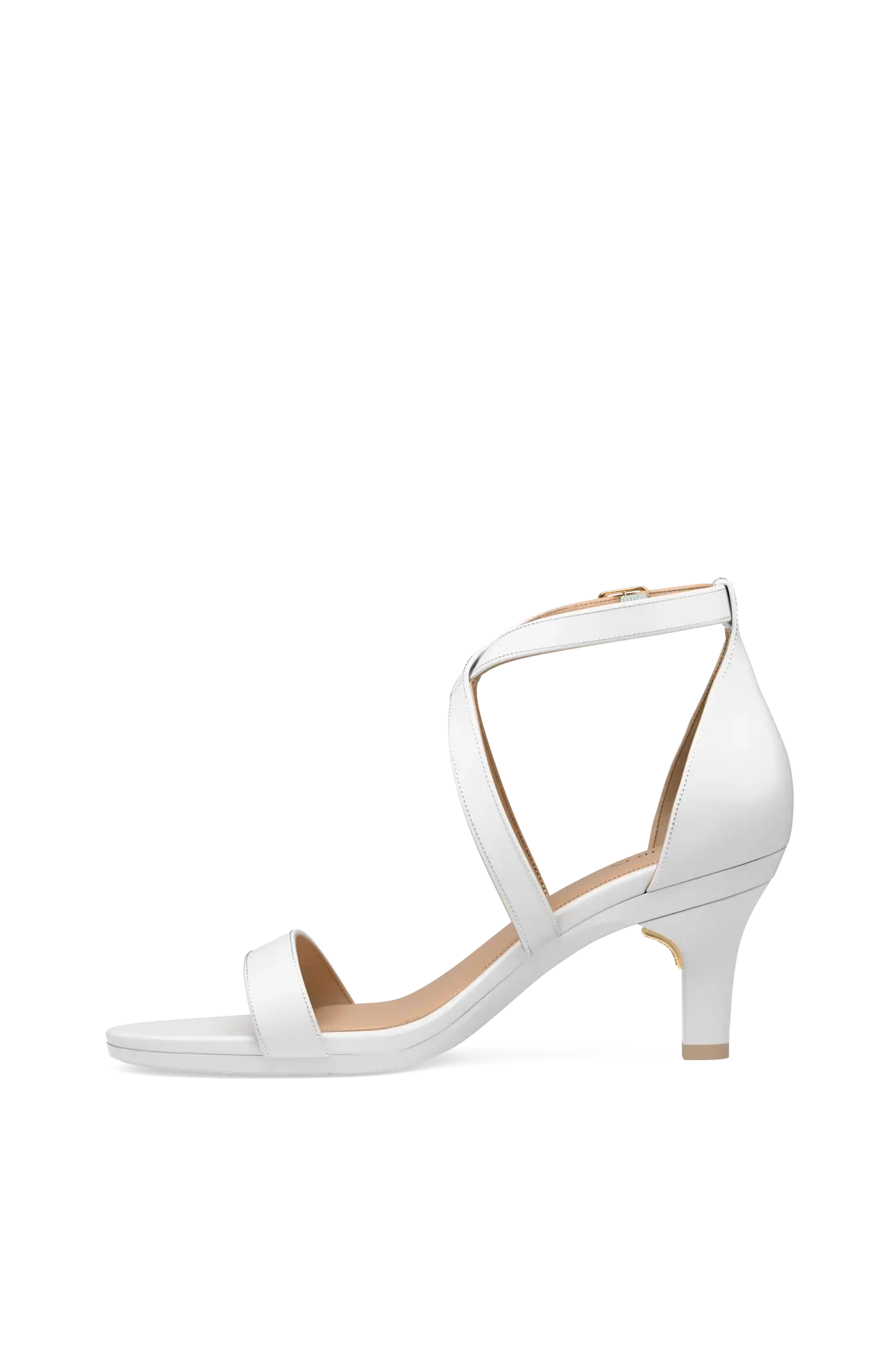 The Sandal - White + Stiletto Heel Kit 3 White