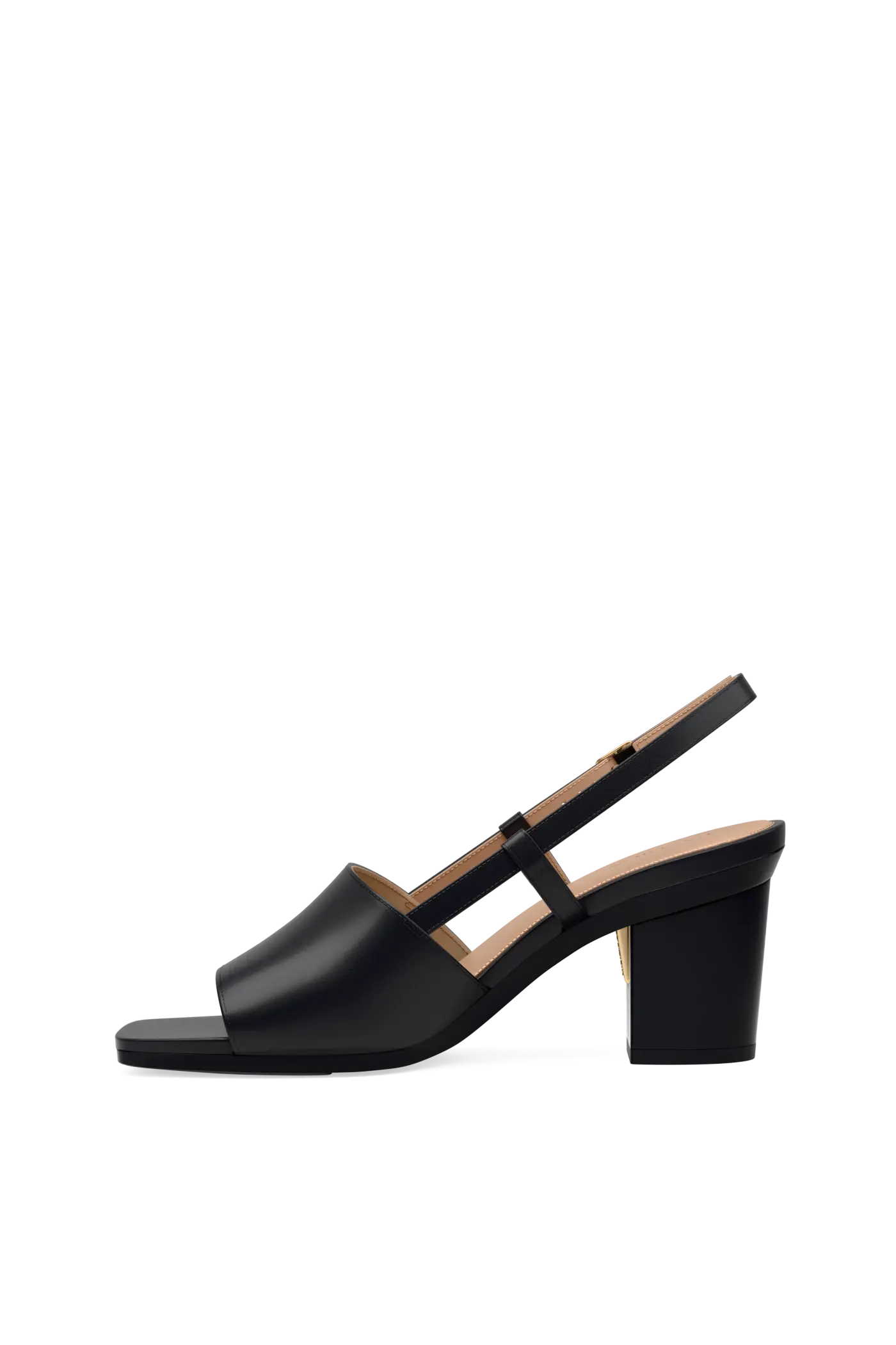 The Shae - Coal Leather 3 Block