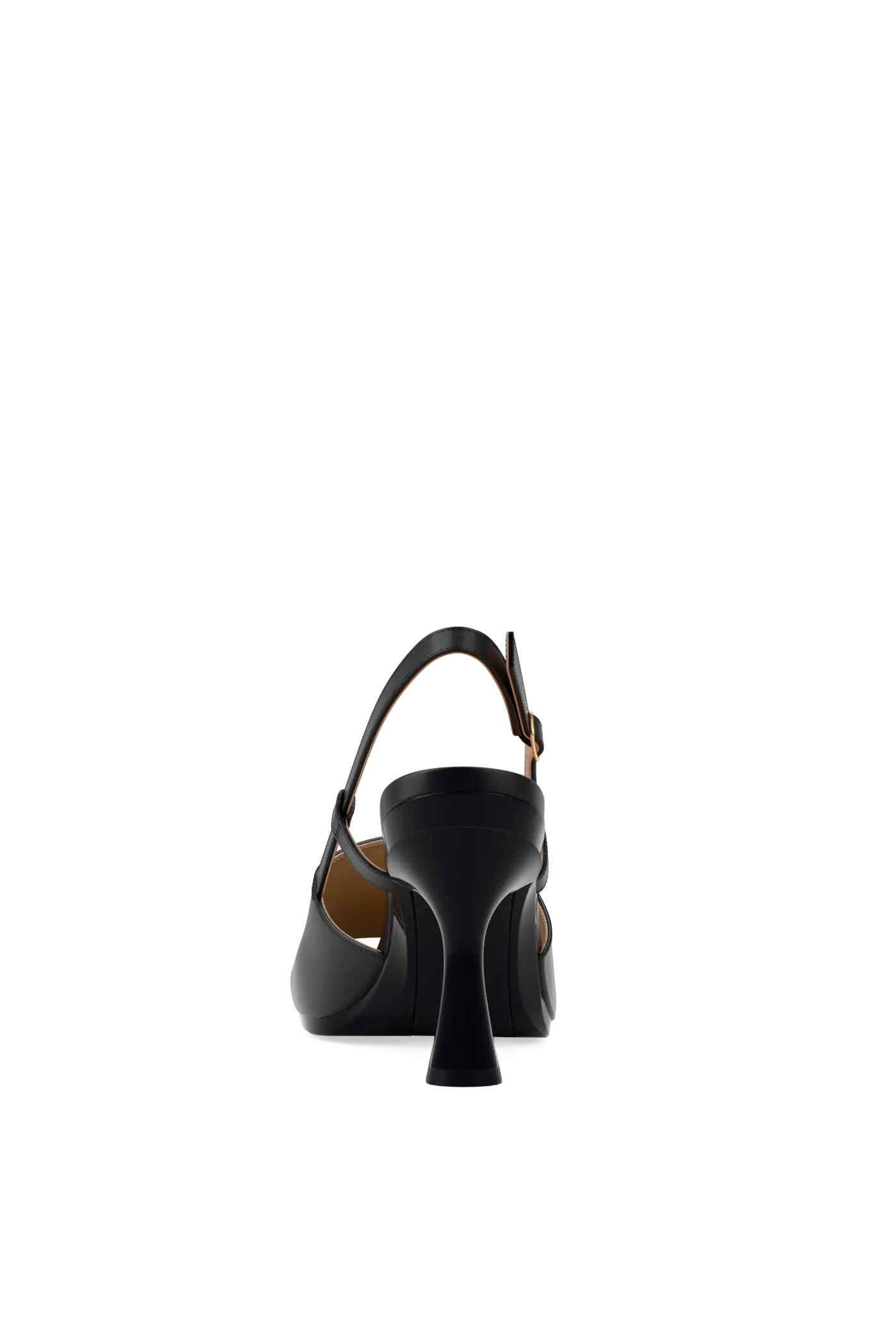 The Shae - Coal Leather 4 Flare Stiletto