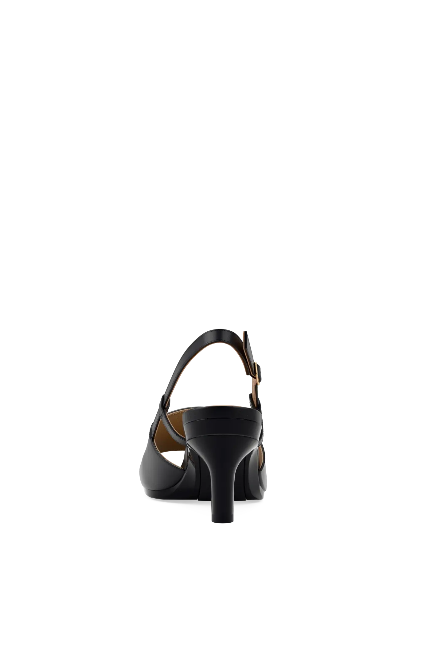 The Shae - Coal Leather 3 Stiletto