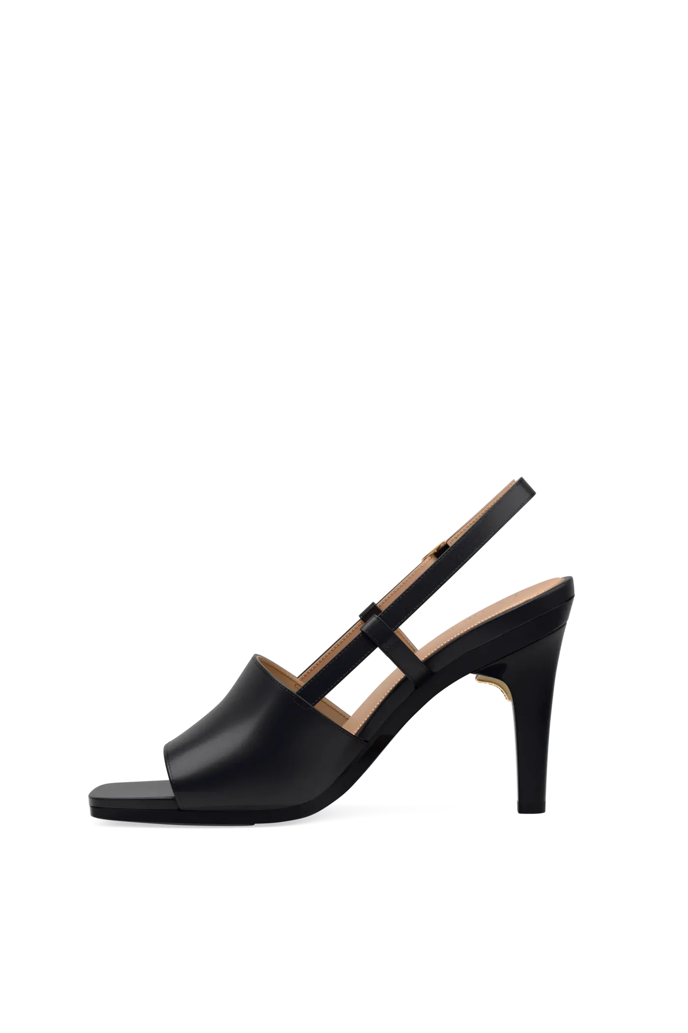 The Shae - Coal Leather 4 Stiletto