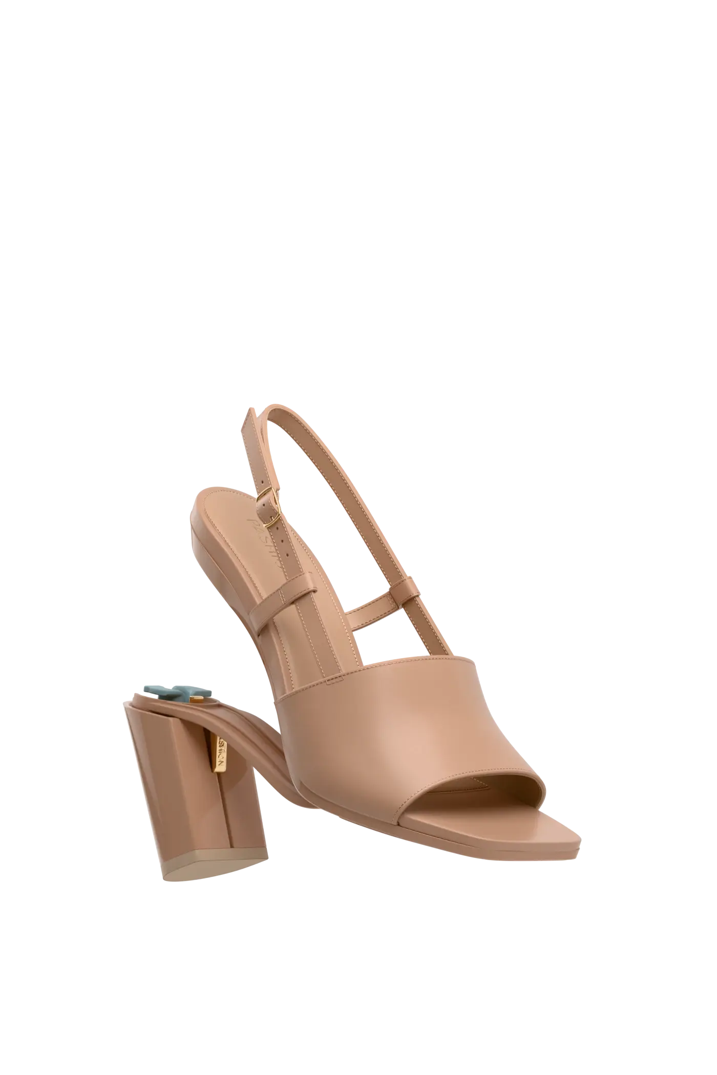 The Shae - Latte Leather 4 Block