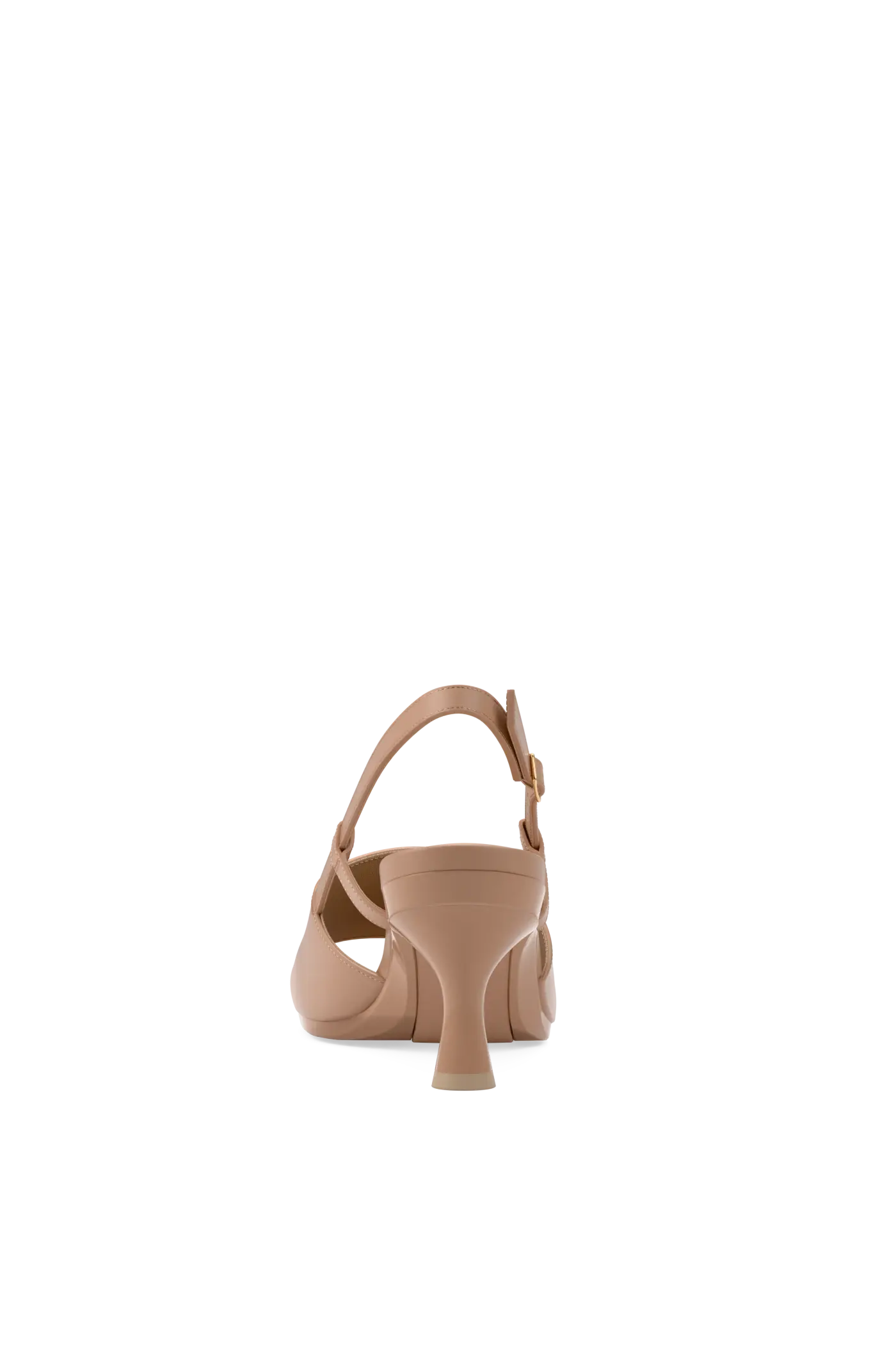 The Shae - Latte Leather 3 Flare Stiletto