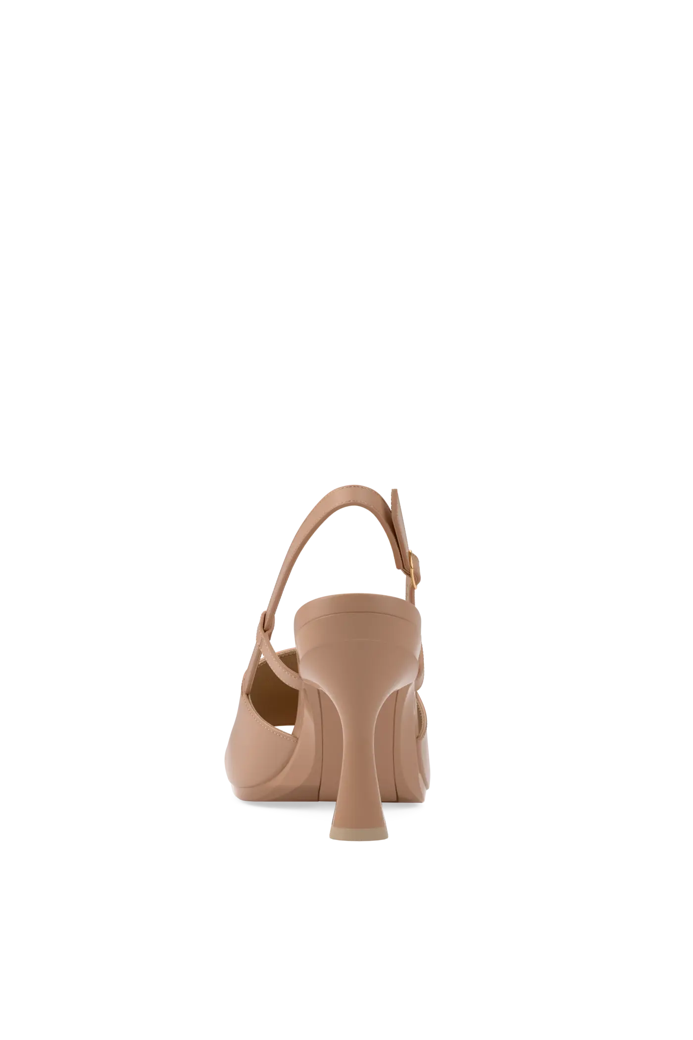 The Shae - Latte Leather 4 Flare Stiletto