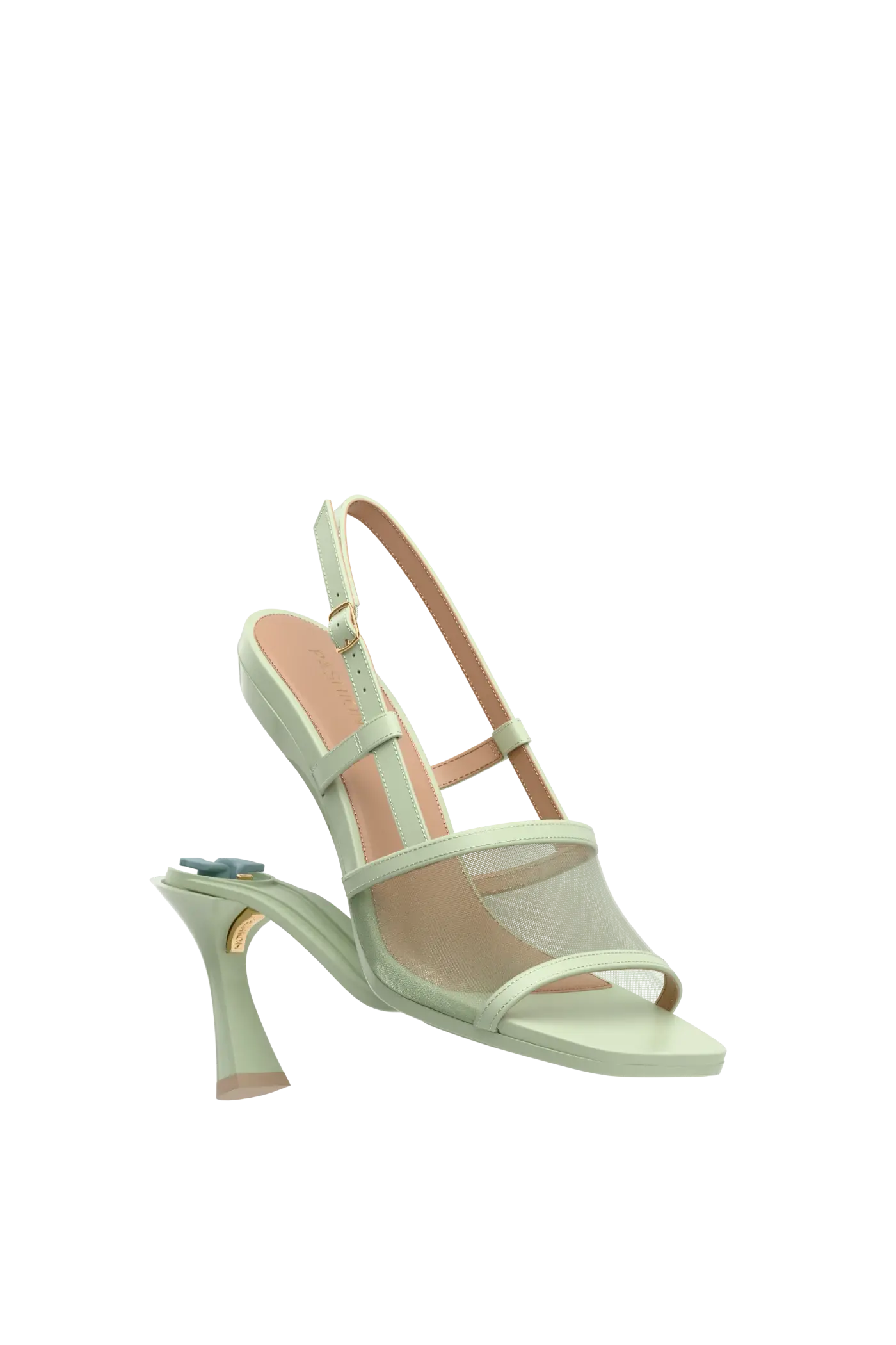 The Shae - Mint Mesh 4 Flare Stiletto