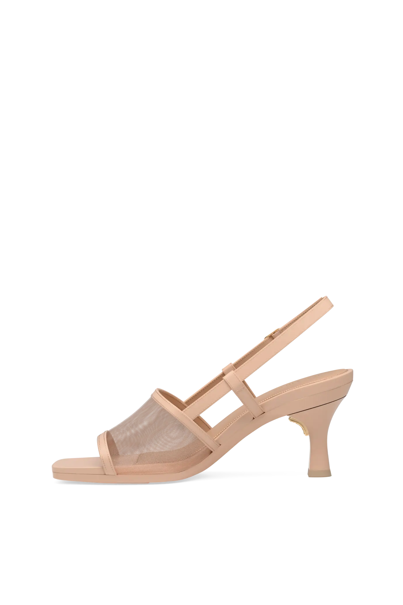 The Shae - Sand Mesh 3 Flare Stiletto