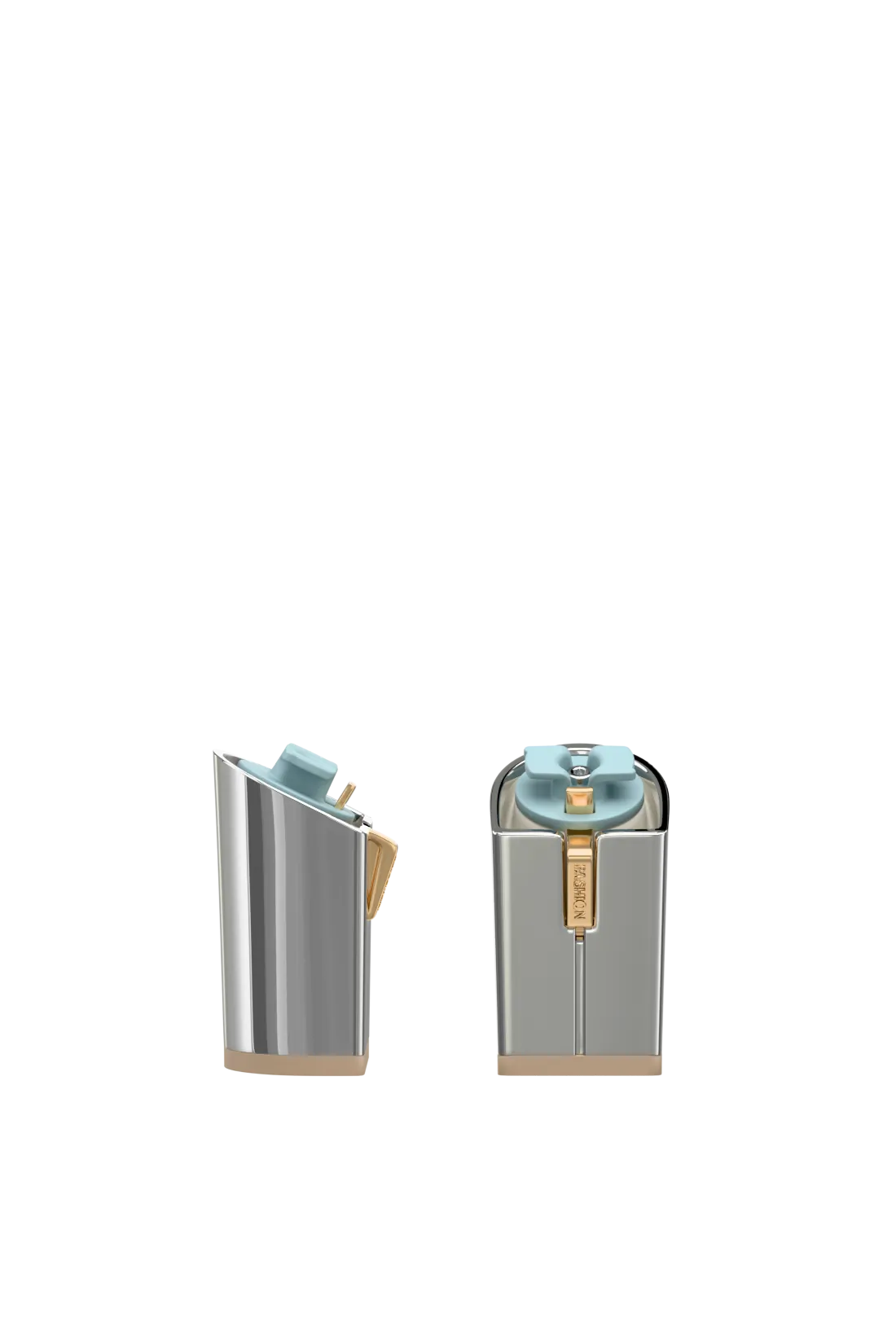 Block Heel Kit 4 Silver Metallic