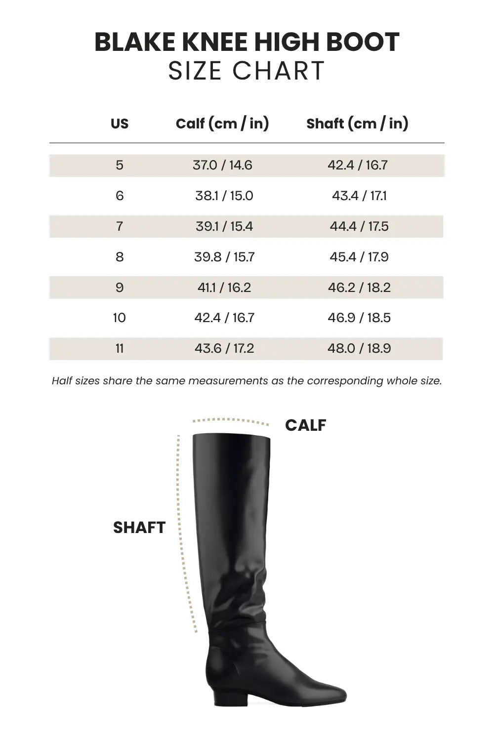 The Blake Knee High Boot - Coal Leather 3 Stiletto