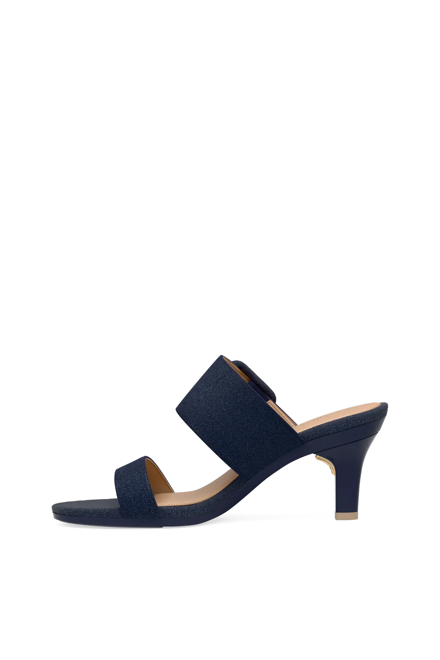 The Buckle Slide - Midnight Denim 3 Stiletto