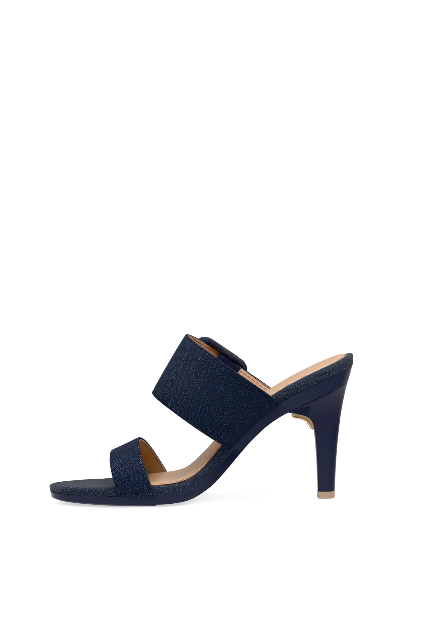 The Buckle Slide - Midnight Denim 4 Stiletto