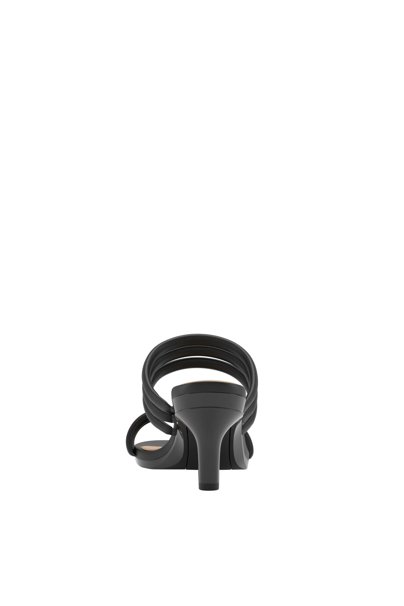 The Slide - Coal Vegan Leather Rope 3 Stiletto - FINAL SALE