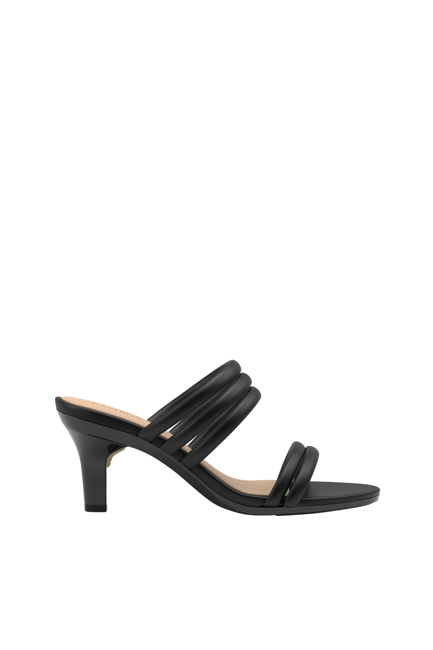 The Slide - Coal Vegan Leather Rope 3 Stiletto - FINAL SALE