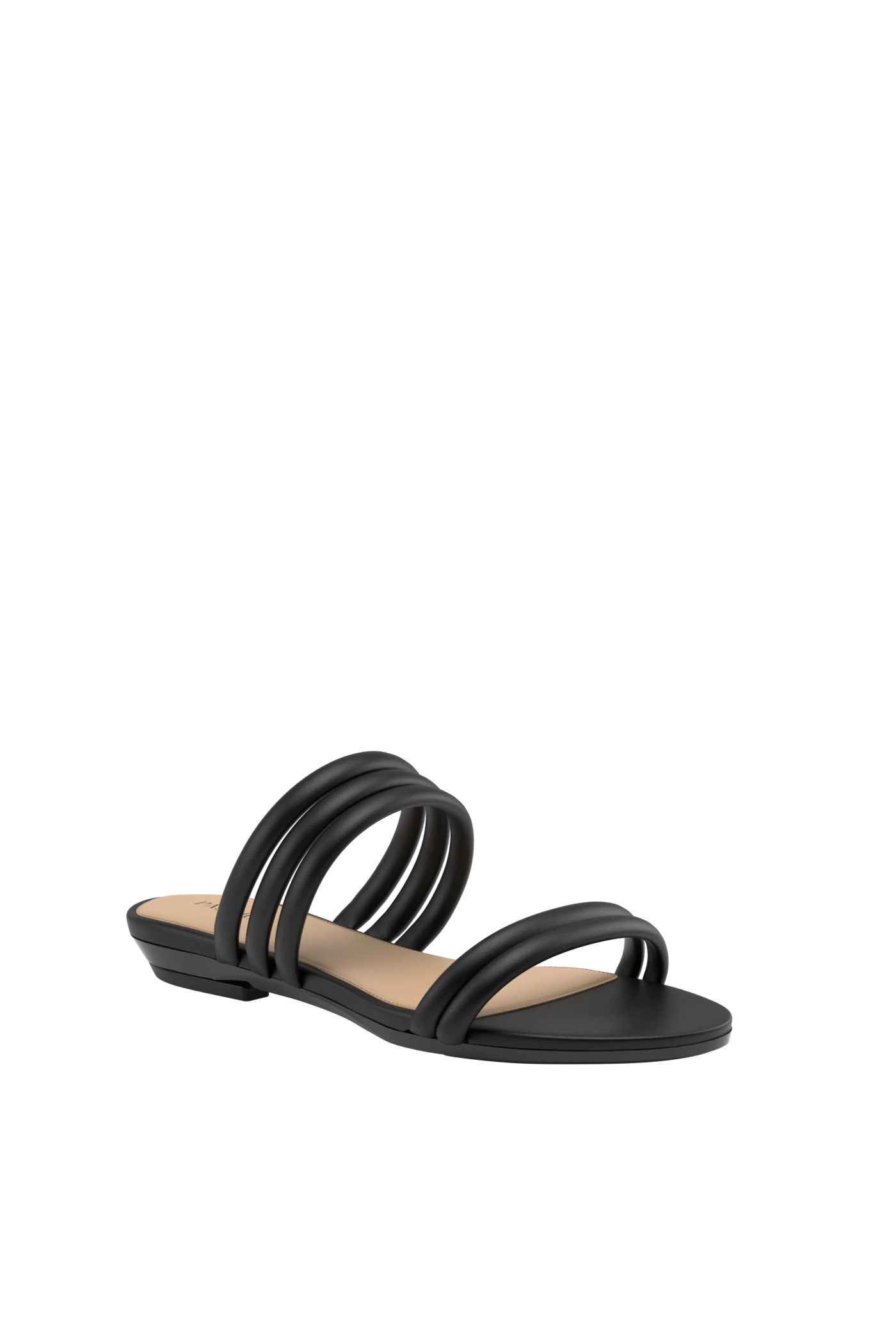 The Slide - Coal Vegan Leather Rope 4 Block - FINAL SALE