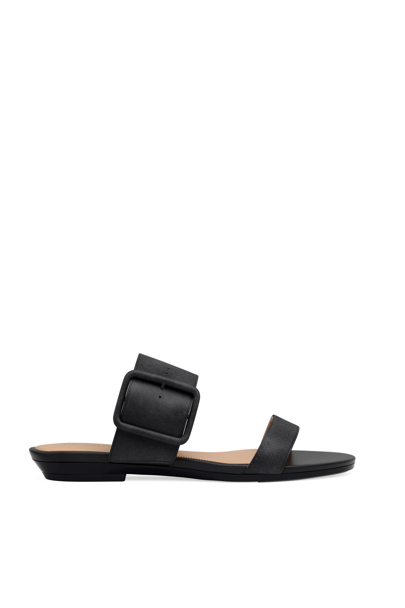 The Buckle Slide - Coal Suede