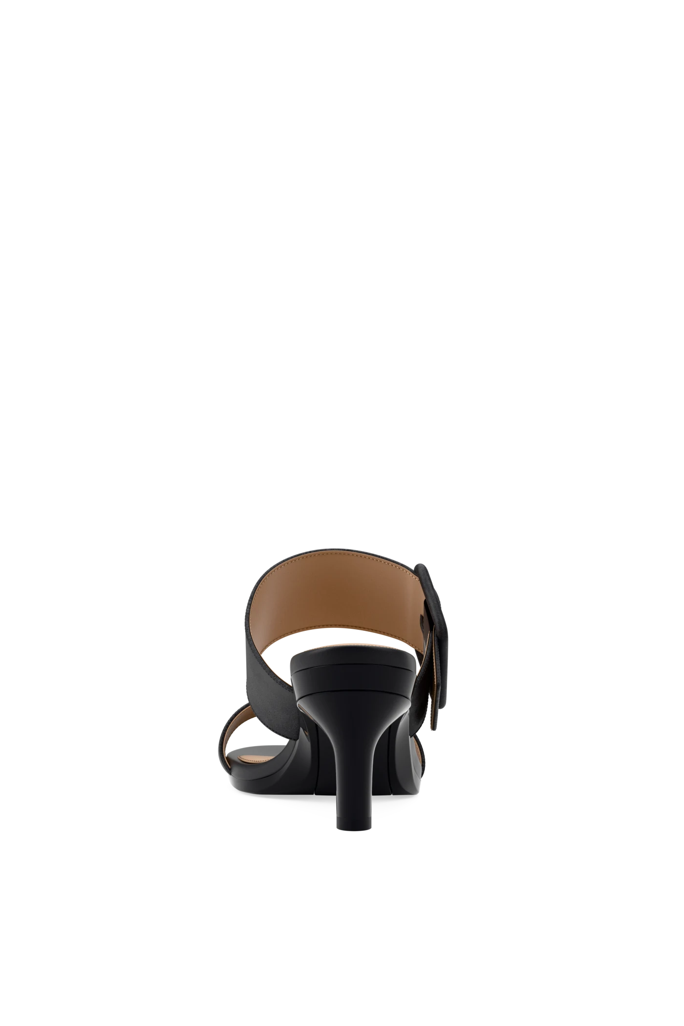 The Buckle Slide - Coal Suede 3 Stiletto