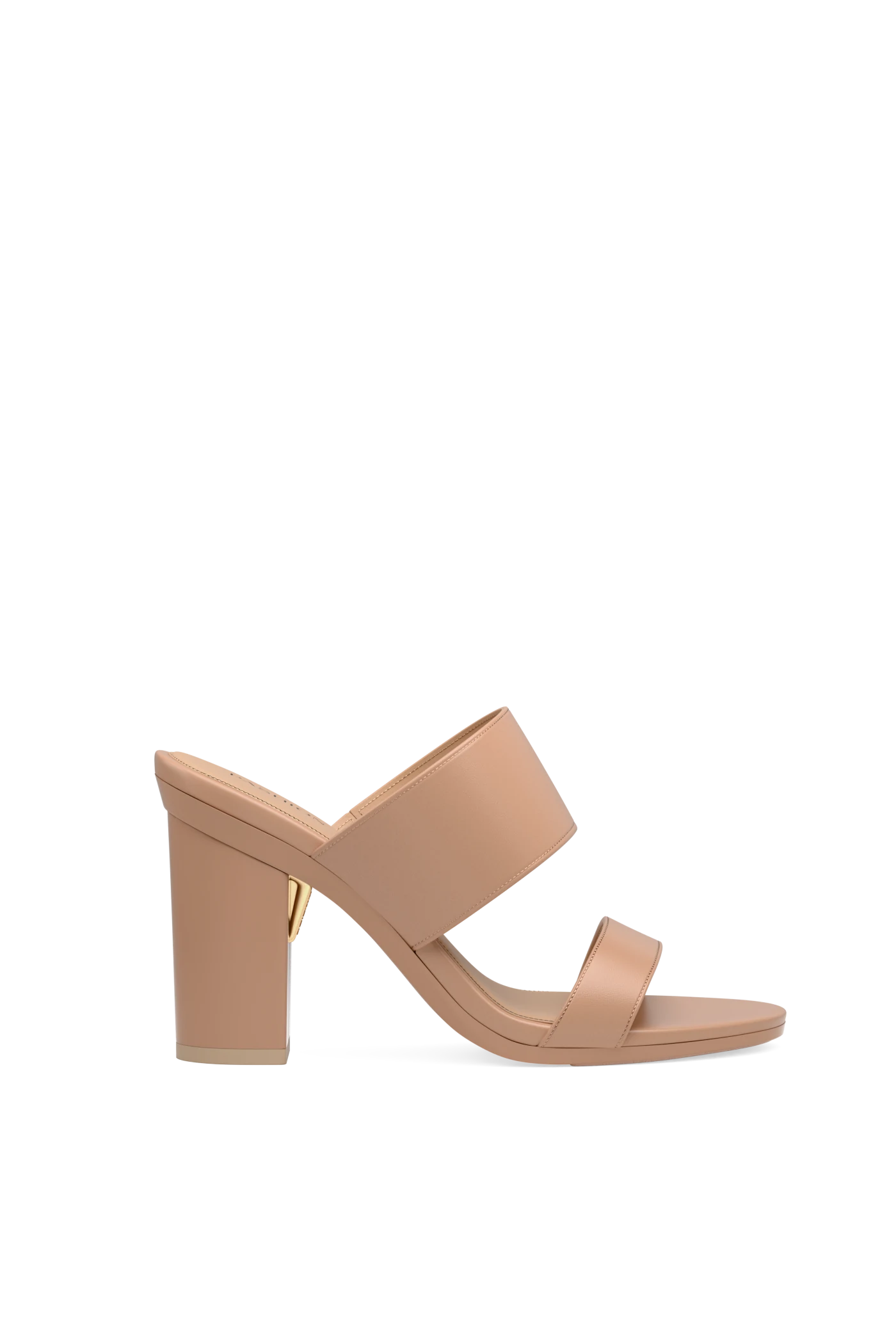 The Slide - Latte Leather 4 Block