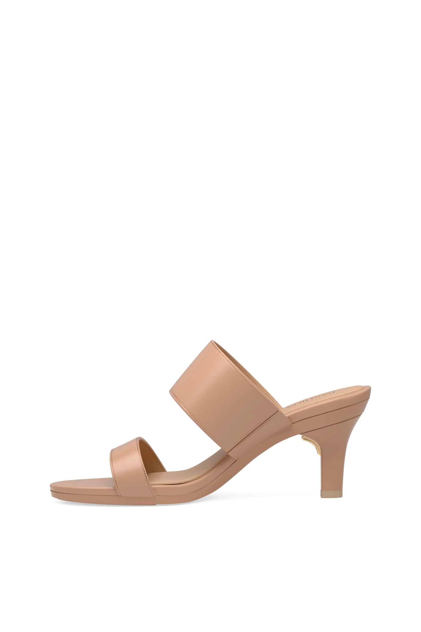 The Slide - Latte Leather 3 Stiletto