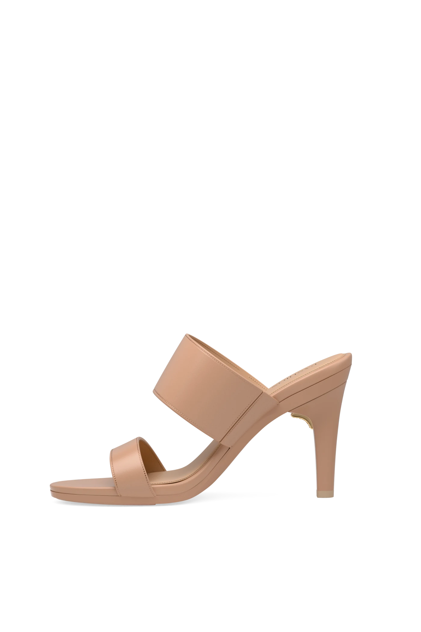 The Slide - Latte Leather 4 Stiletto