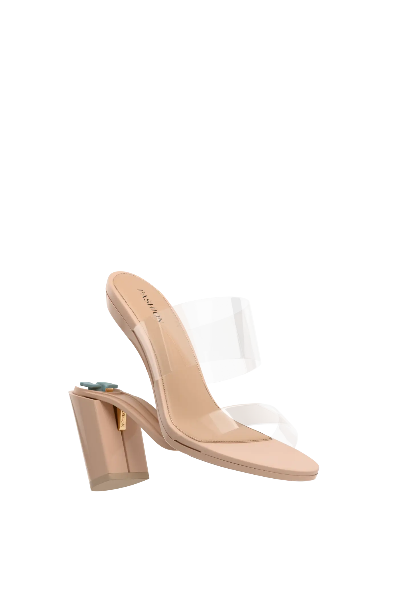 The Slide - Sand Transparent 4" Block