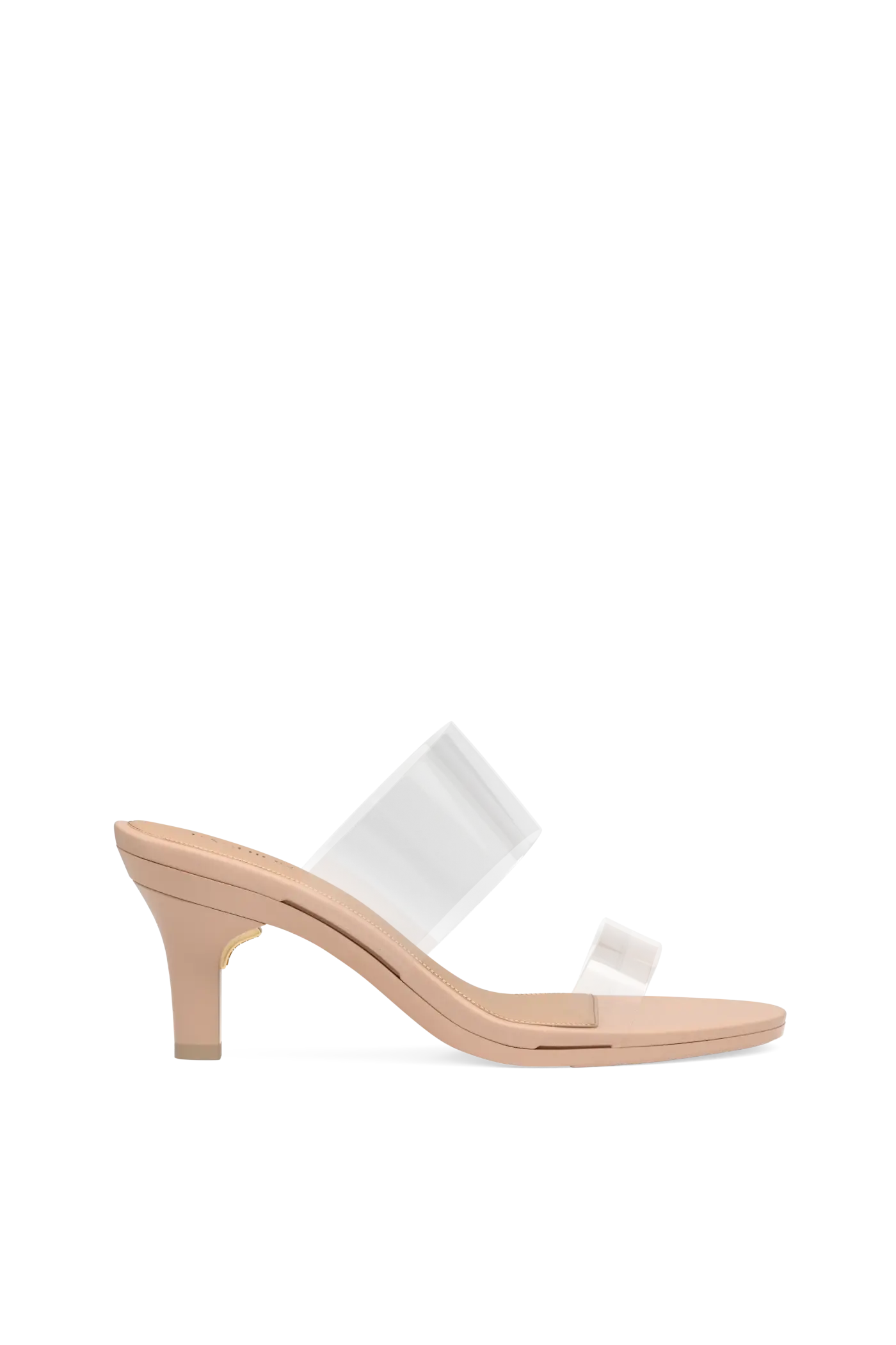 The Slide - Sand Transparent 3" Stiletto