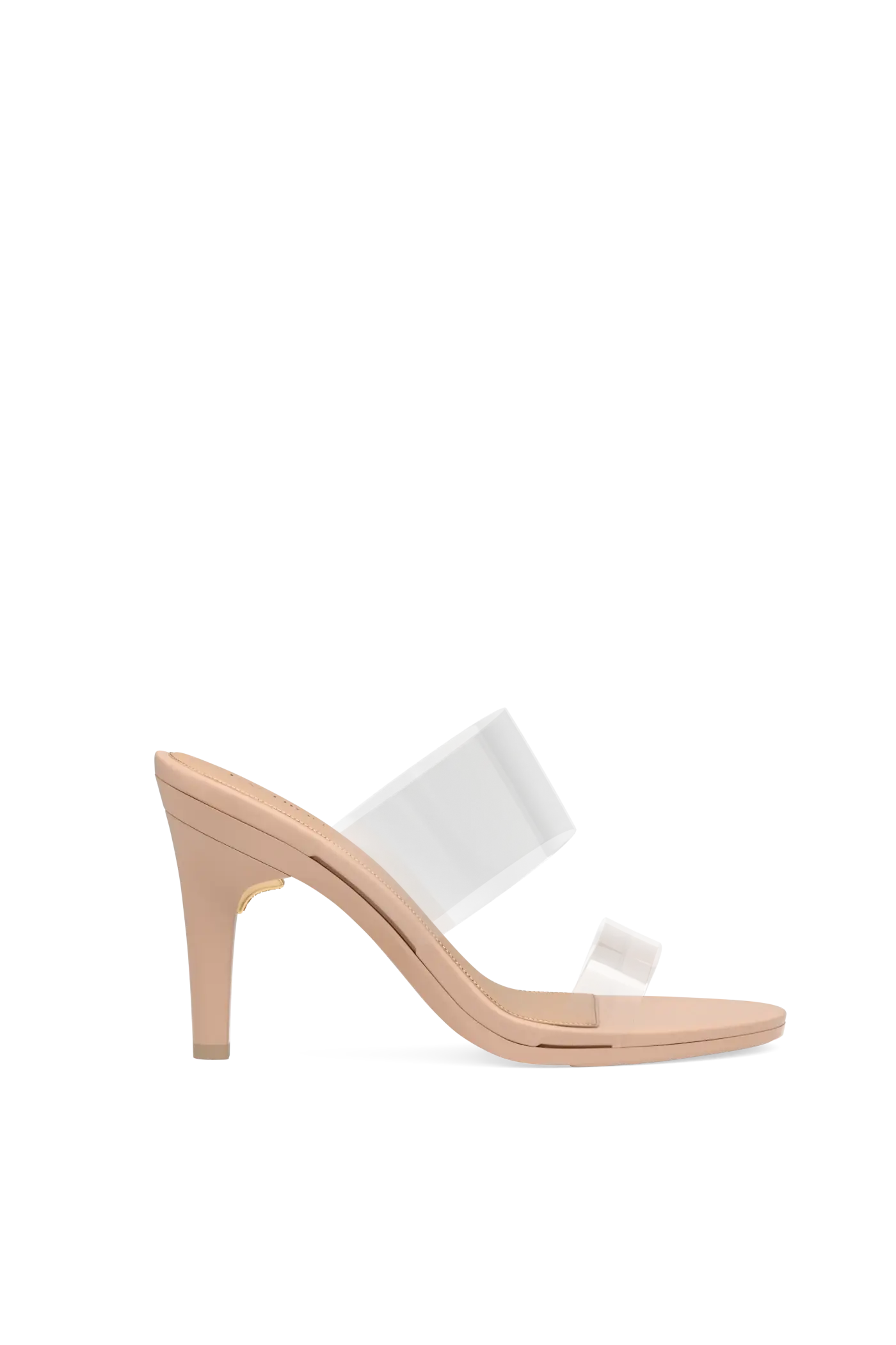 The Slide - Sand Transparent 4" Stiletto