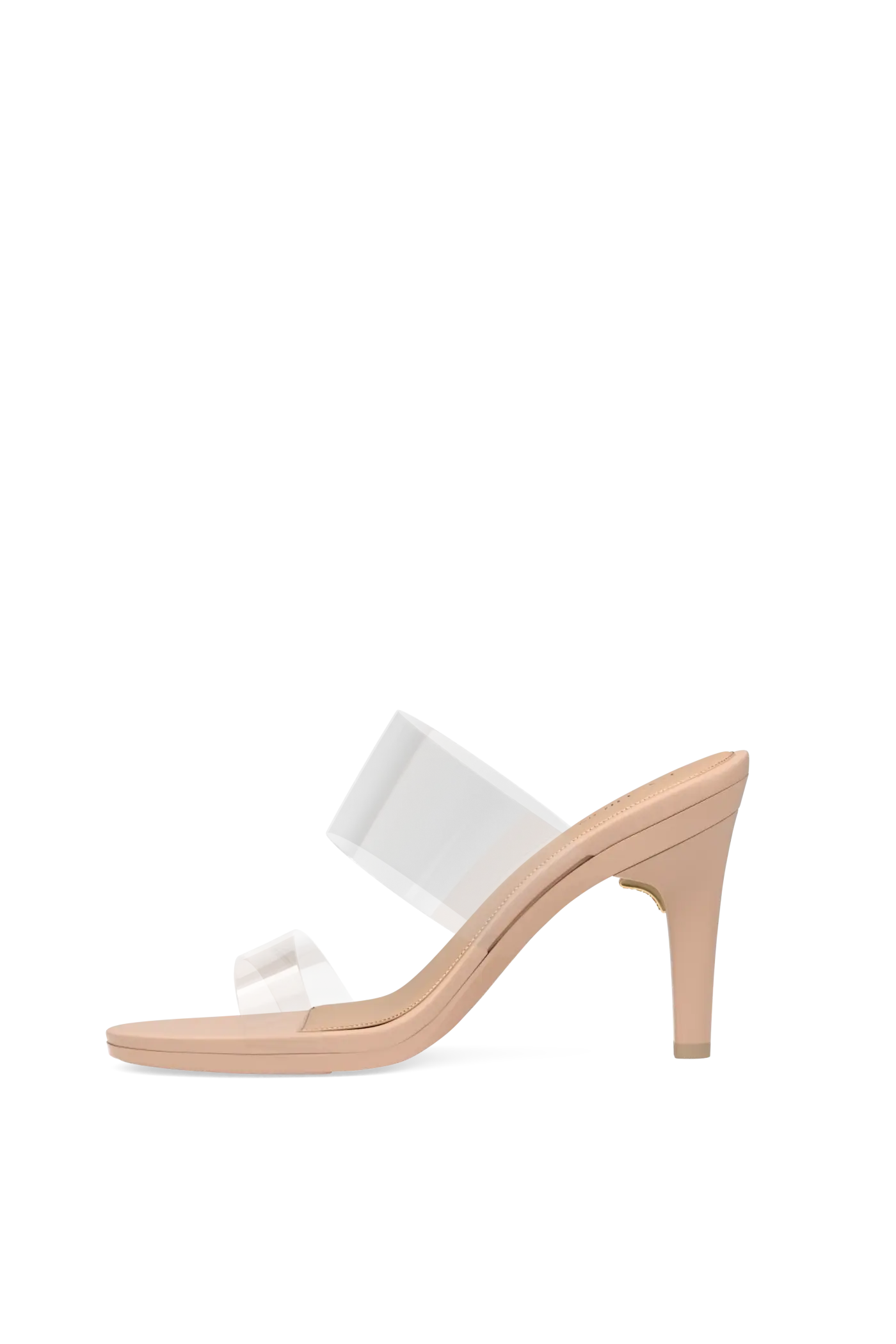 The Slide - Sand Transparent 4" Stiletto