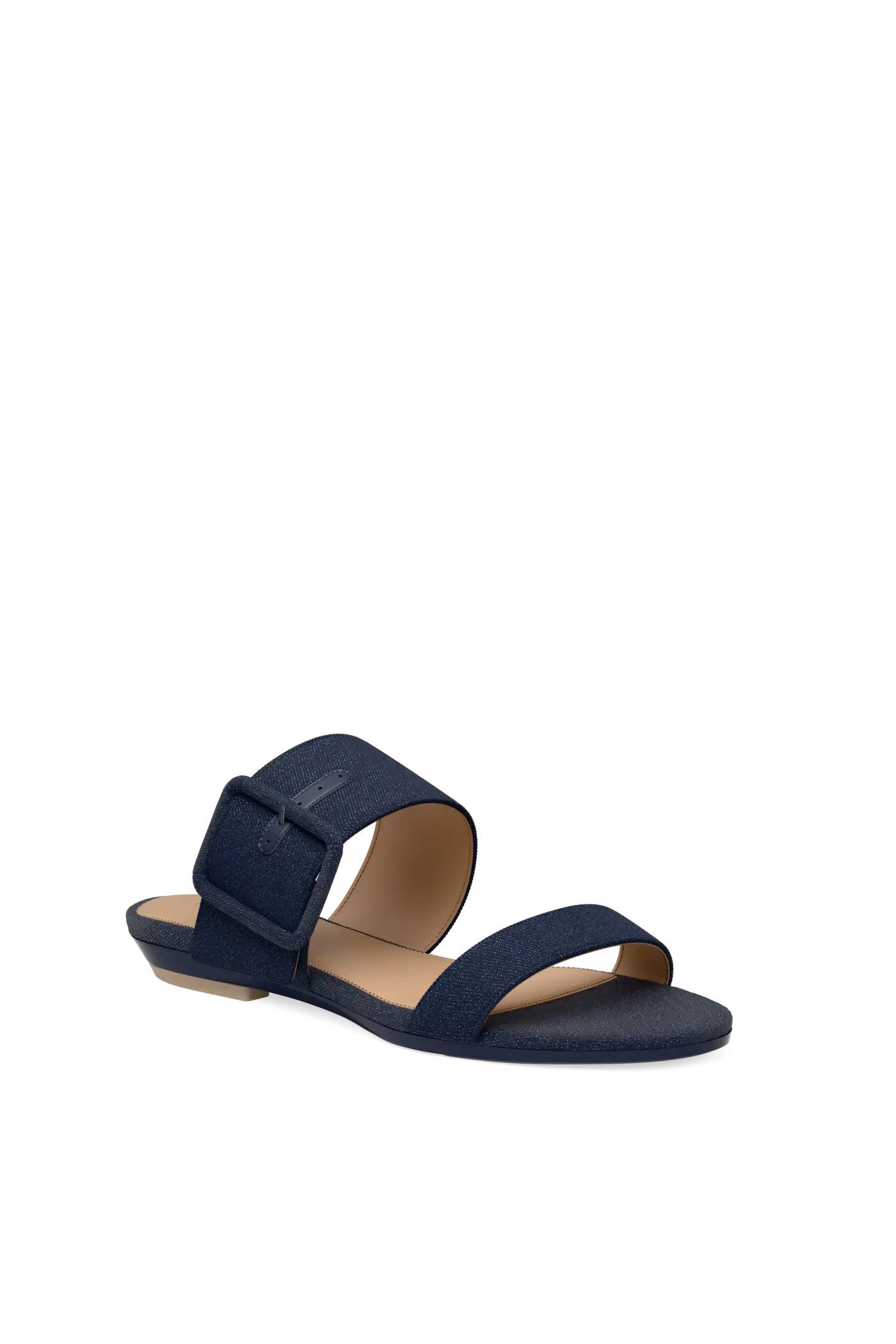 The Buckle Slide - Midnight Denim 4 Stiletto