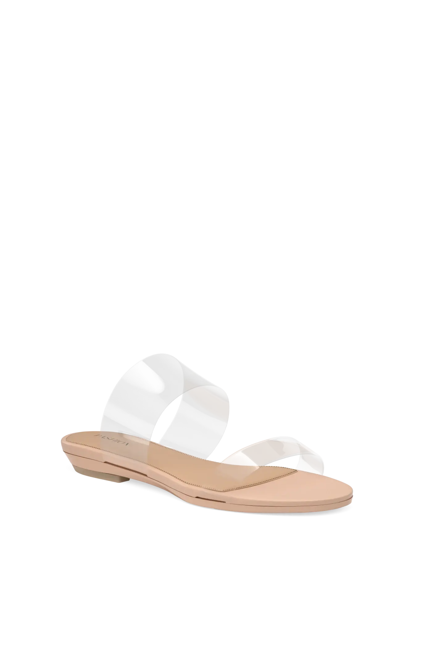 The Slide - Sand Transparent 3" Stiletto