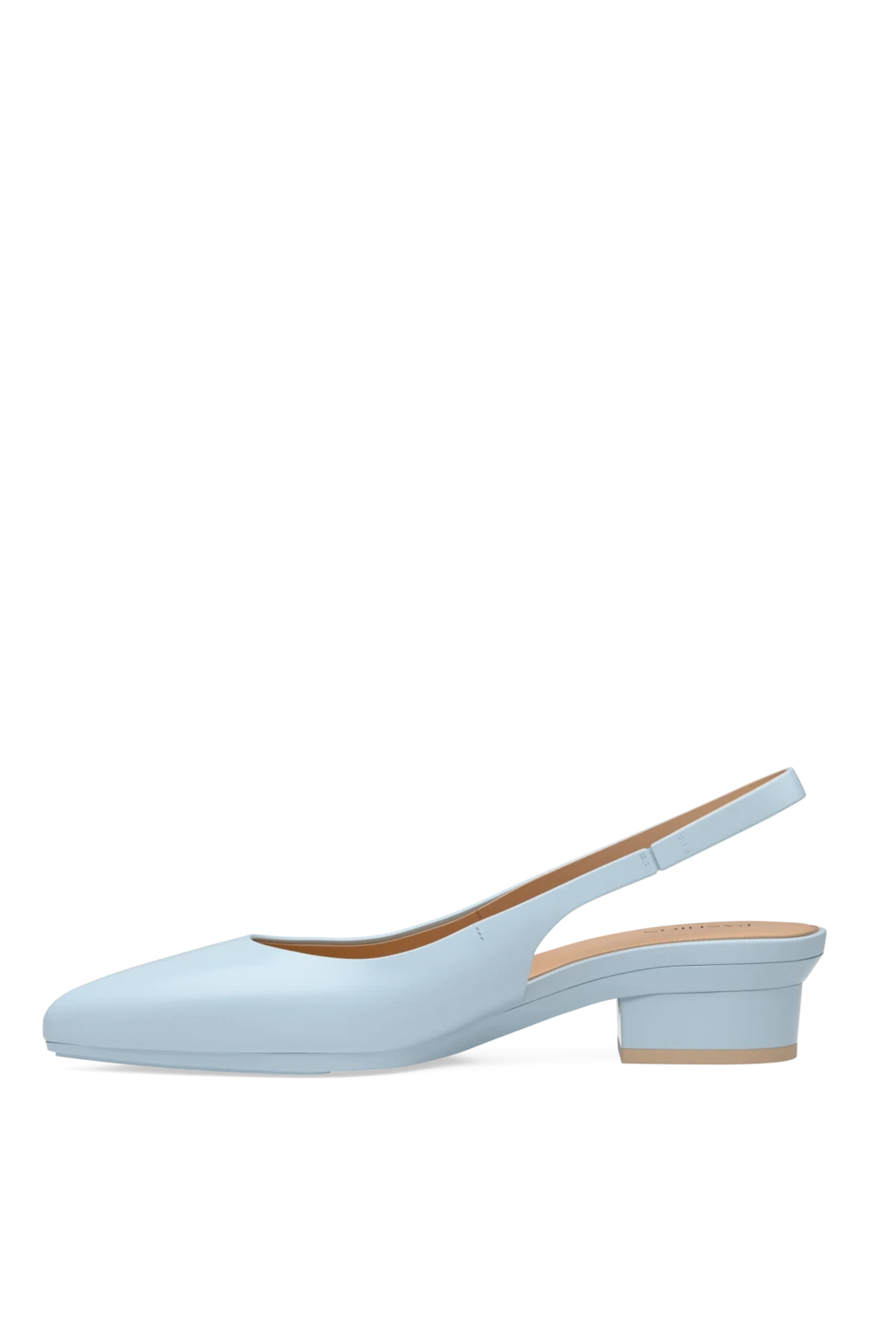 The Slingback - Baby Blue Leather