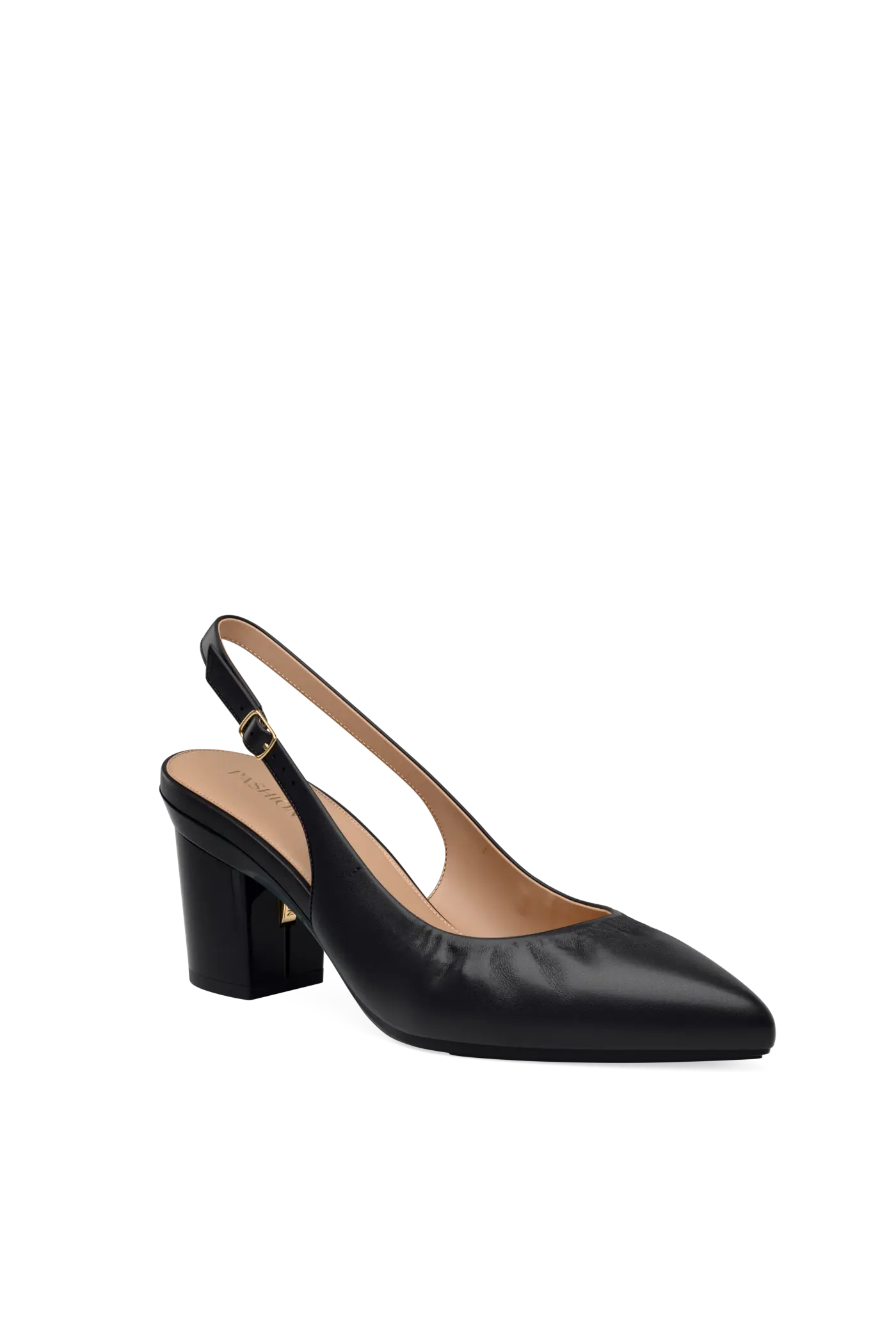 The Slingback Buckle - Coal Leather 3 Block