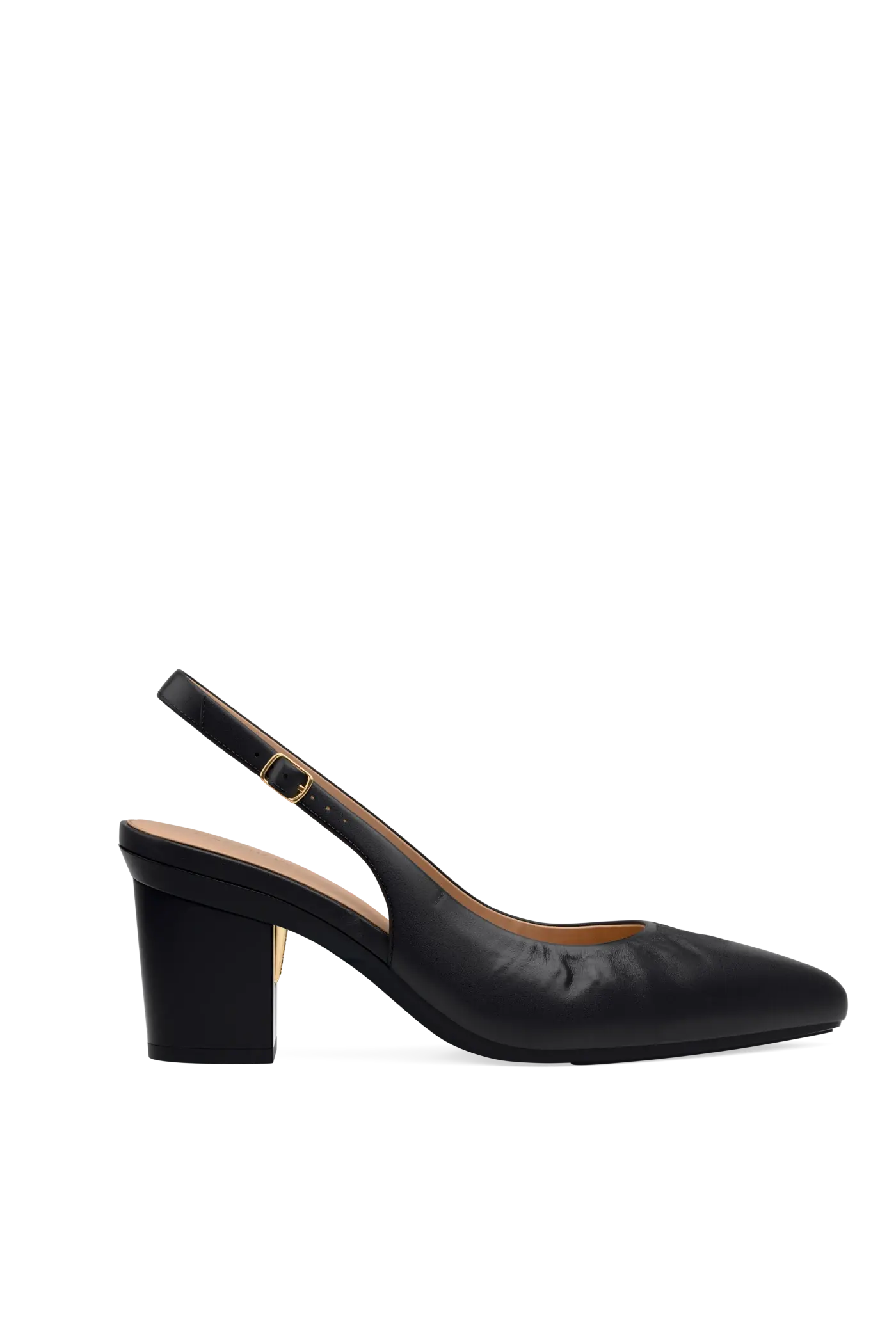 The Slingback Buckle - Coal Leather 3 Block