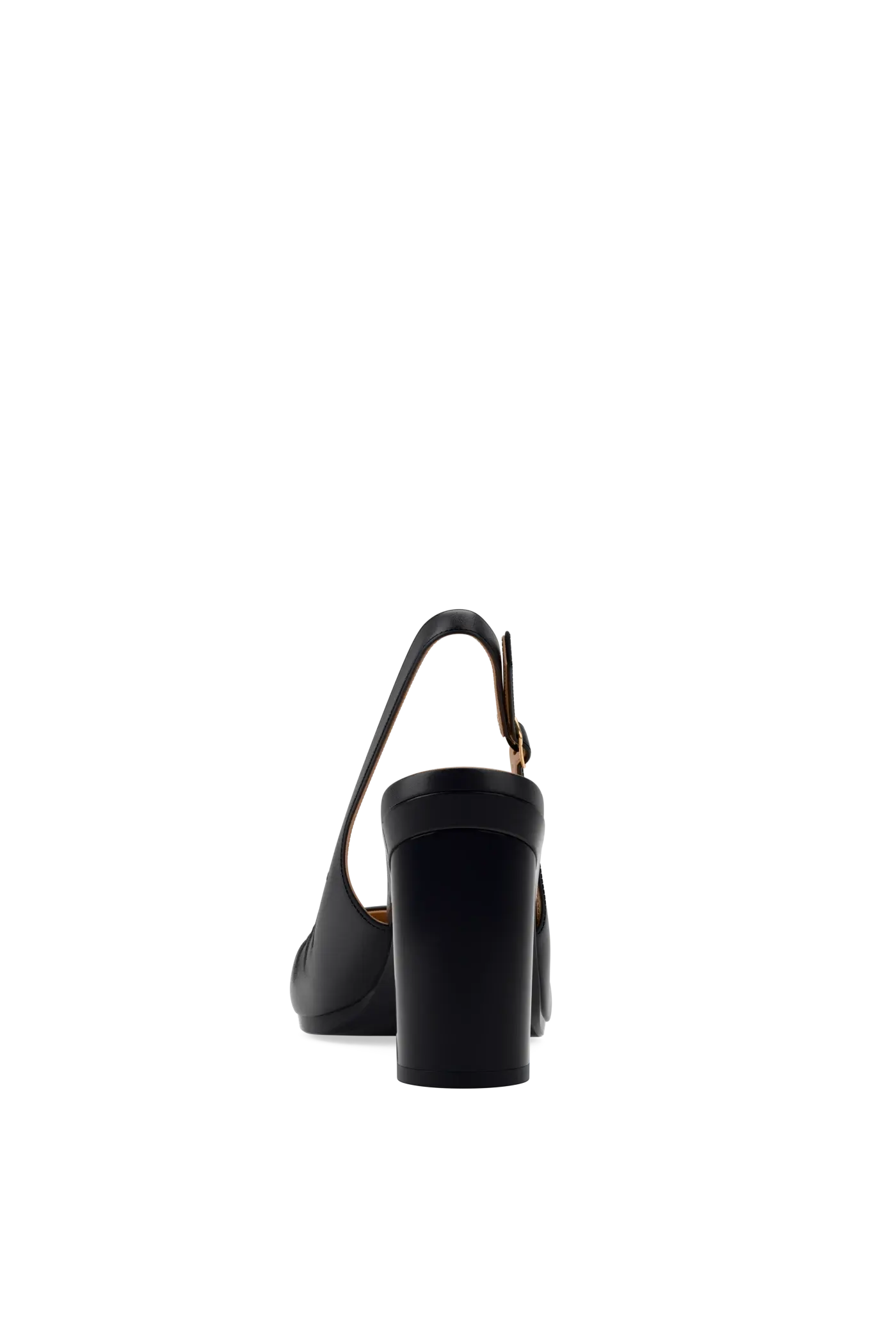 The Slingback Buckle - Coal Leather 4 Block