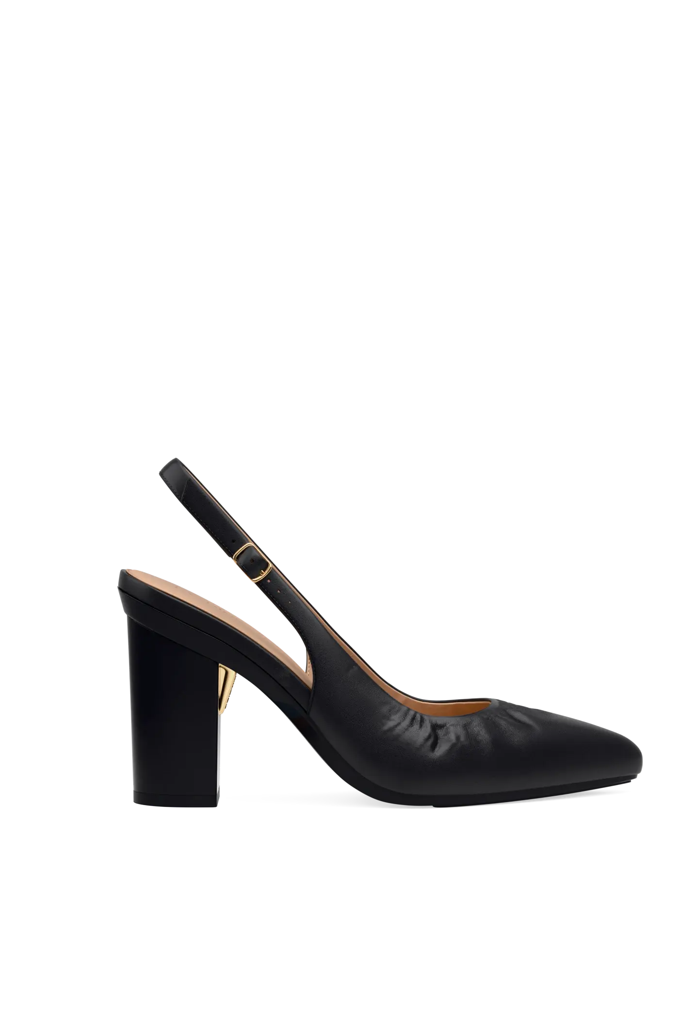 The Slingback Buckle - Coal Leather 4 Block