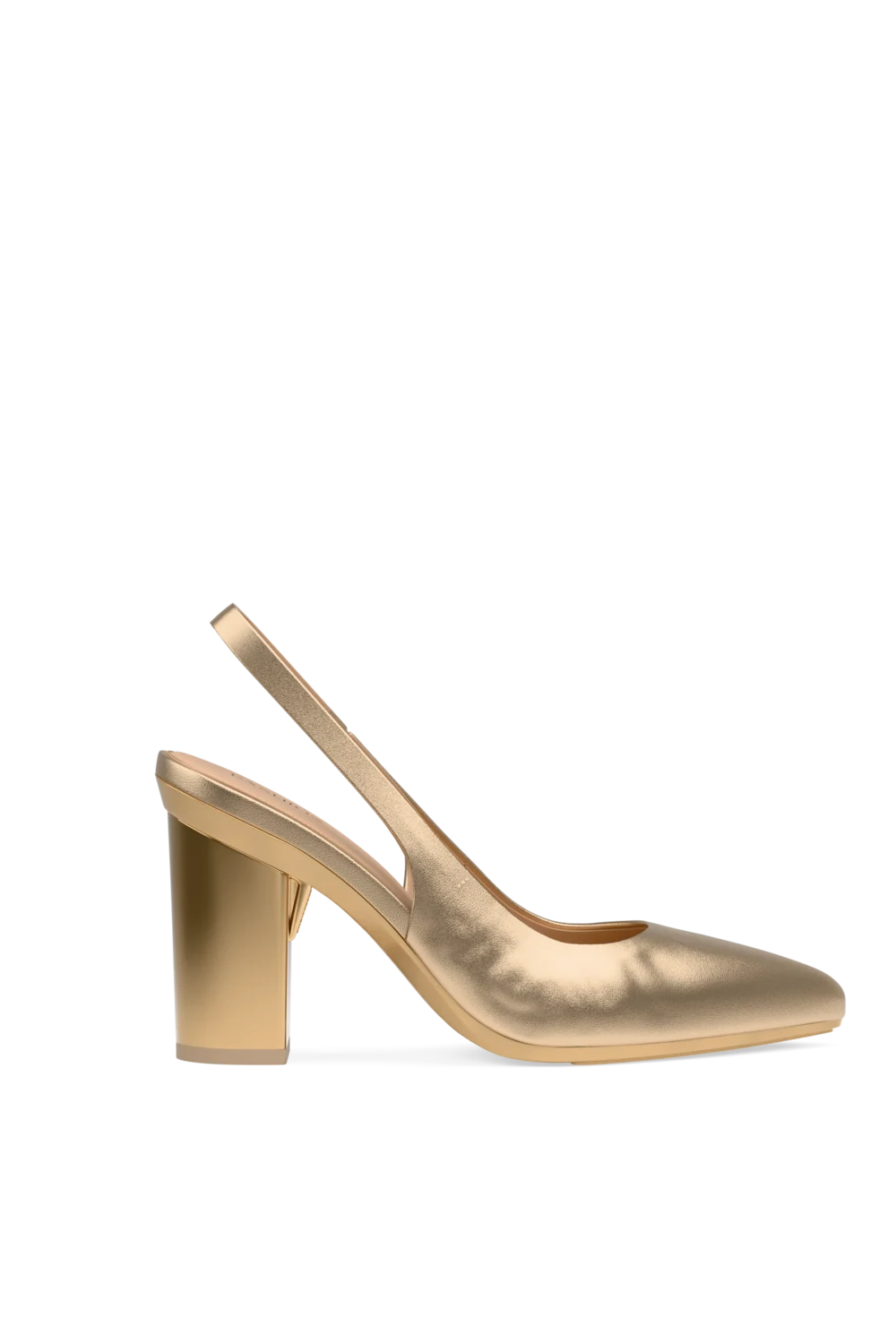 The Slingback - Matte Gold 4 Block