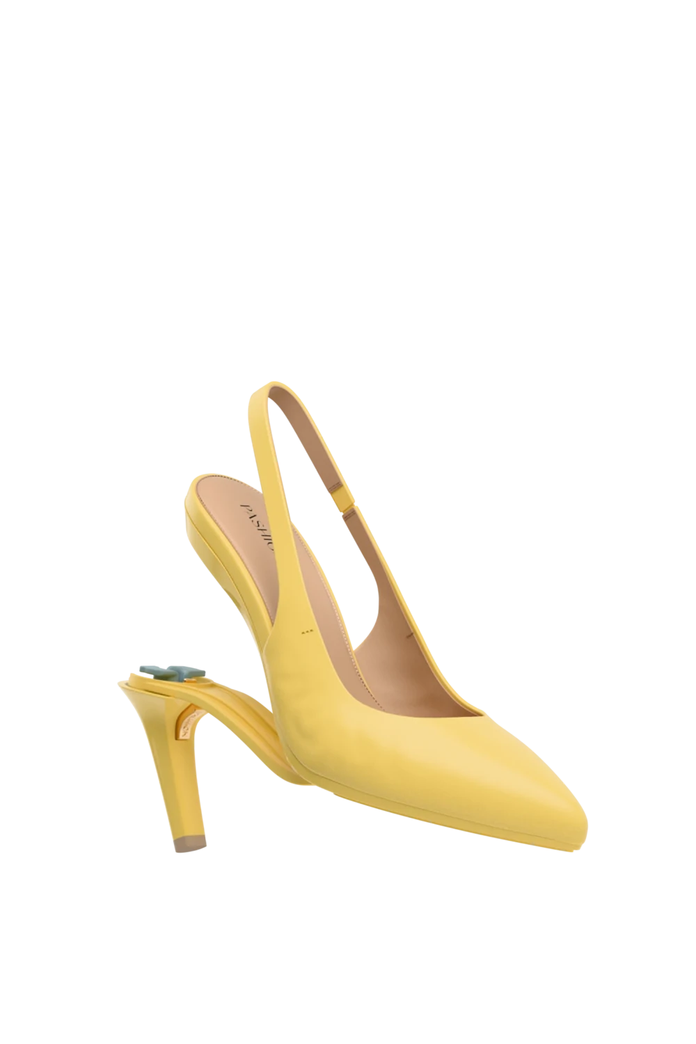 The Slingback - Limoncello Leather 4 Stiletto