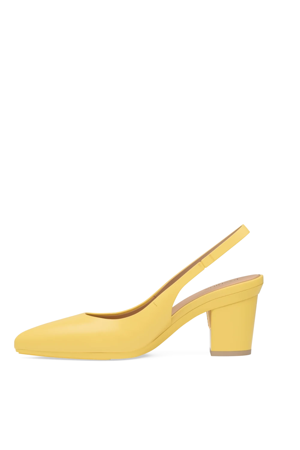 The Slingback - Limoncello Leather 3 Block