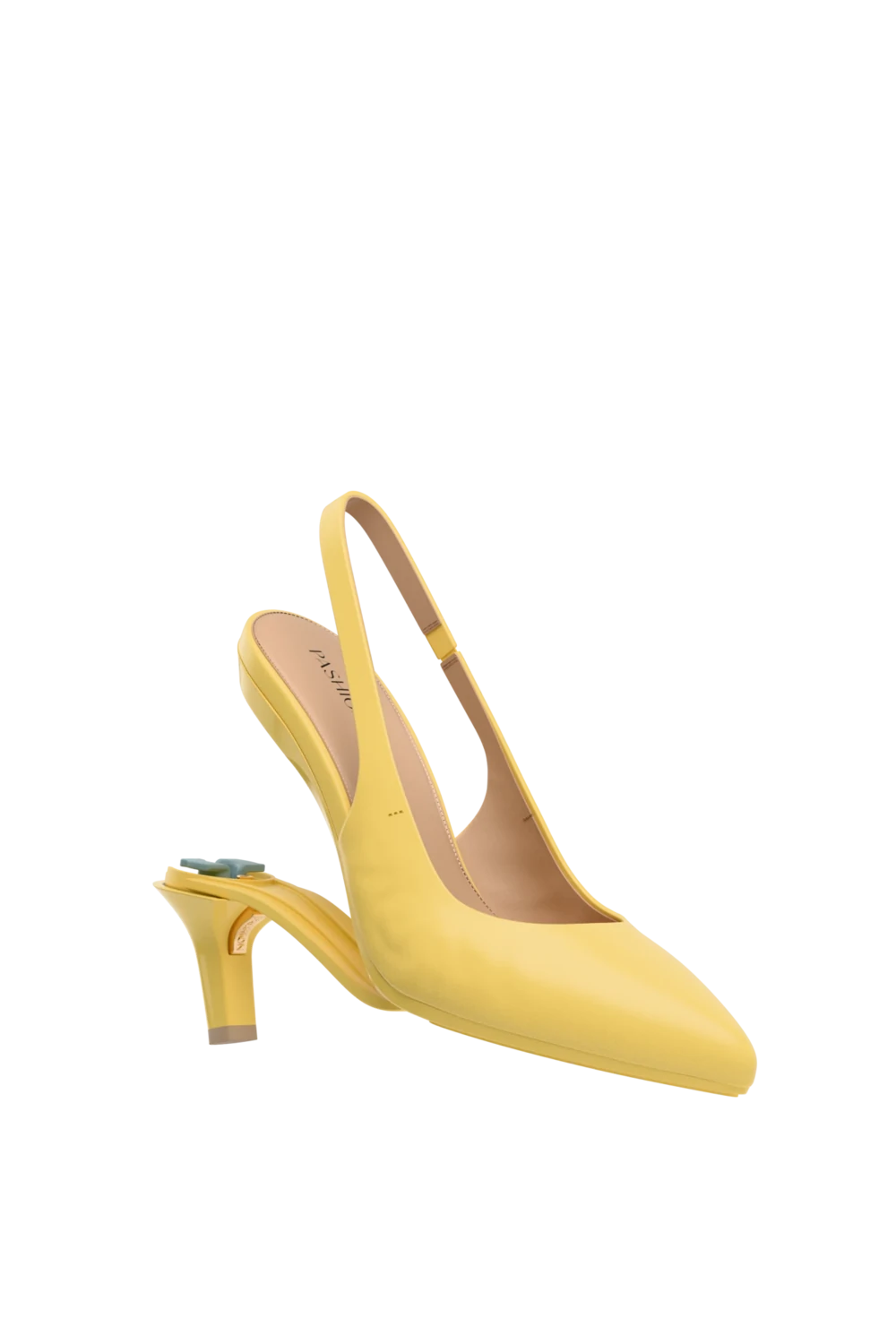The Slingback - Limoncello Leather 3 Stiletto