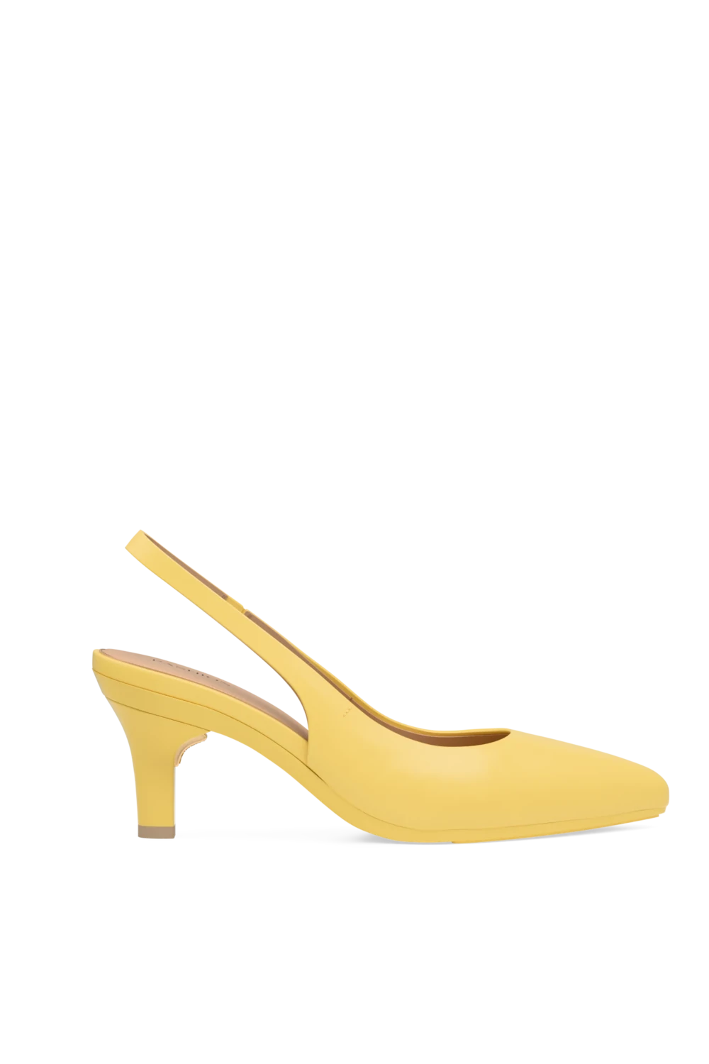 The Slingback - Limoncello Leather 3 Stiletto
