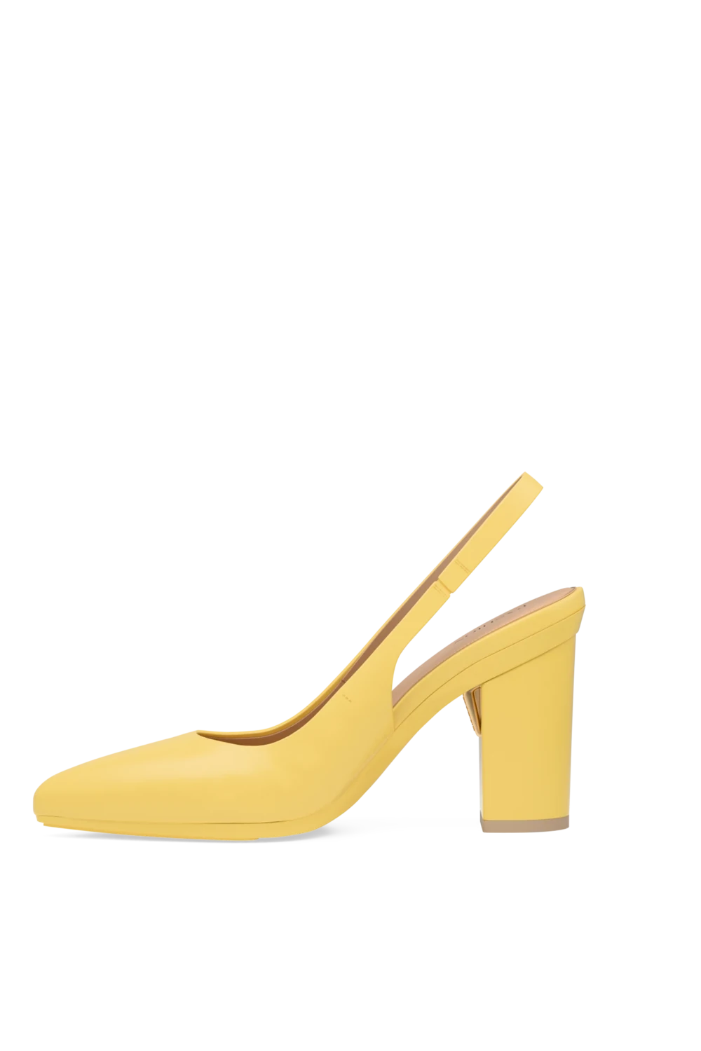The Slingback - Limoncello Leather 4 Block