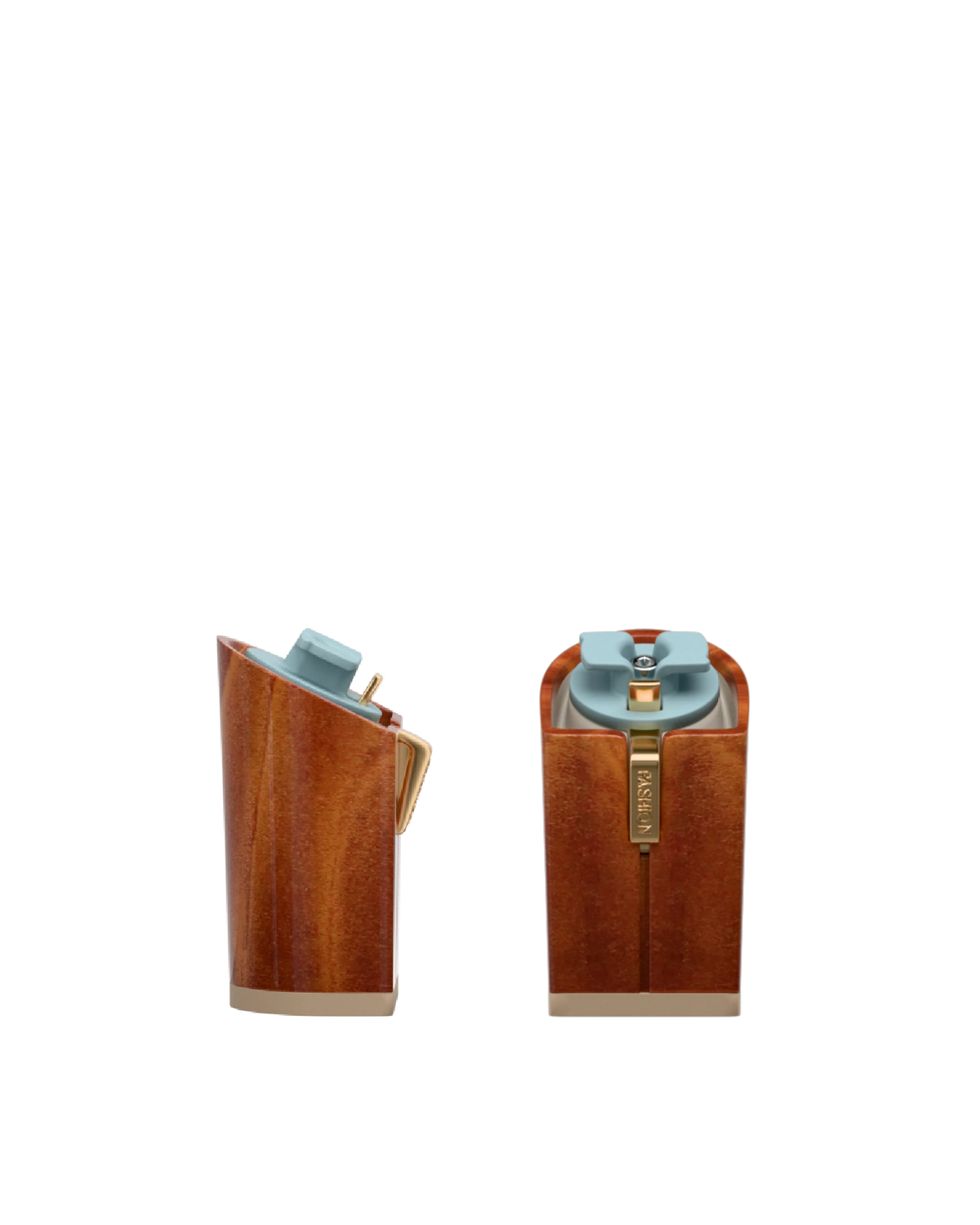 Block Heel Kit 4 Wood, 4-inch interchangeable block heel. Pashion convertible heels go from heel to flat and are customizable with interchangeable heel kits.