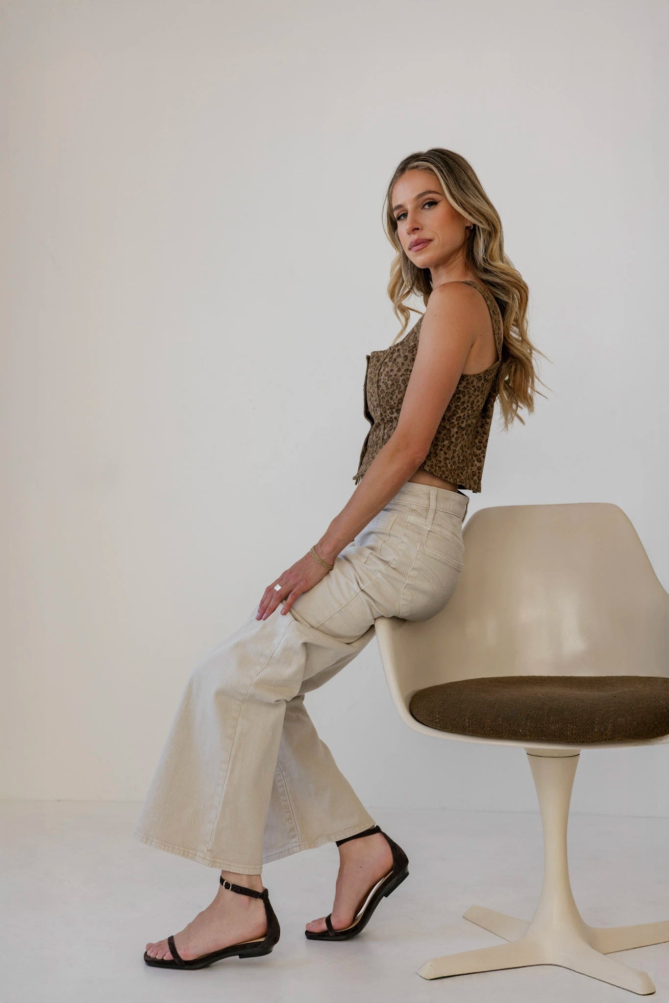 The Gigi - Chocolate Suede 3 Block