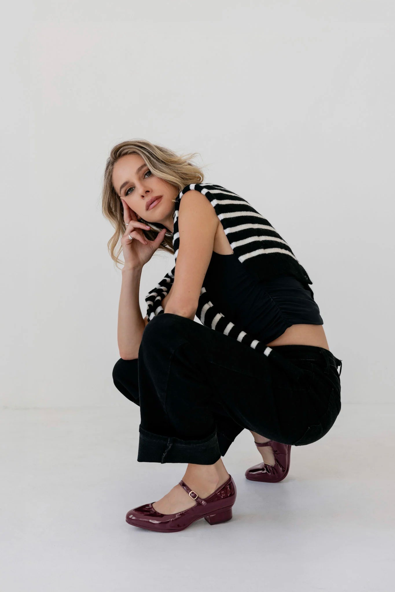 The Mary - Cherry Mocha Patent