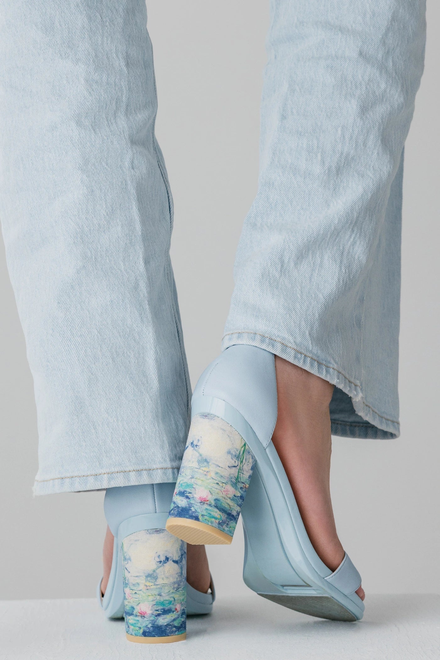 Block Heel Kit 4 Monet Print