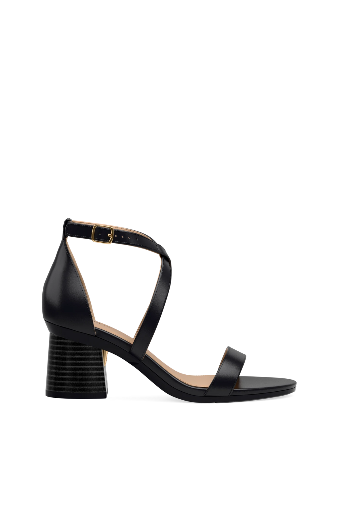 Flare Block Heel Kit 3 Black Wood