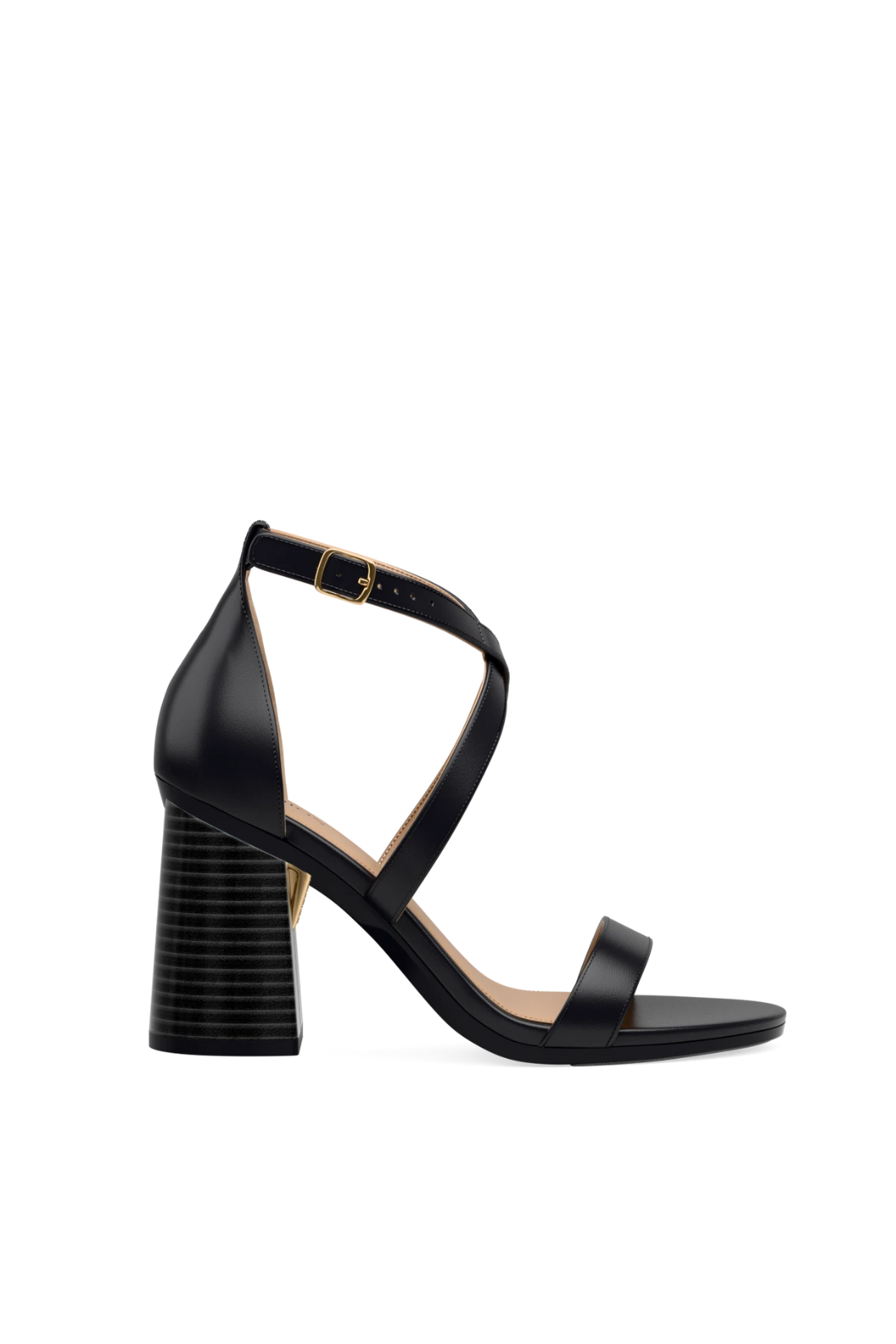 Flare Block Heel Kit 4 Black Wood