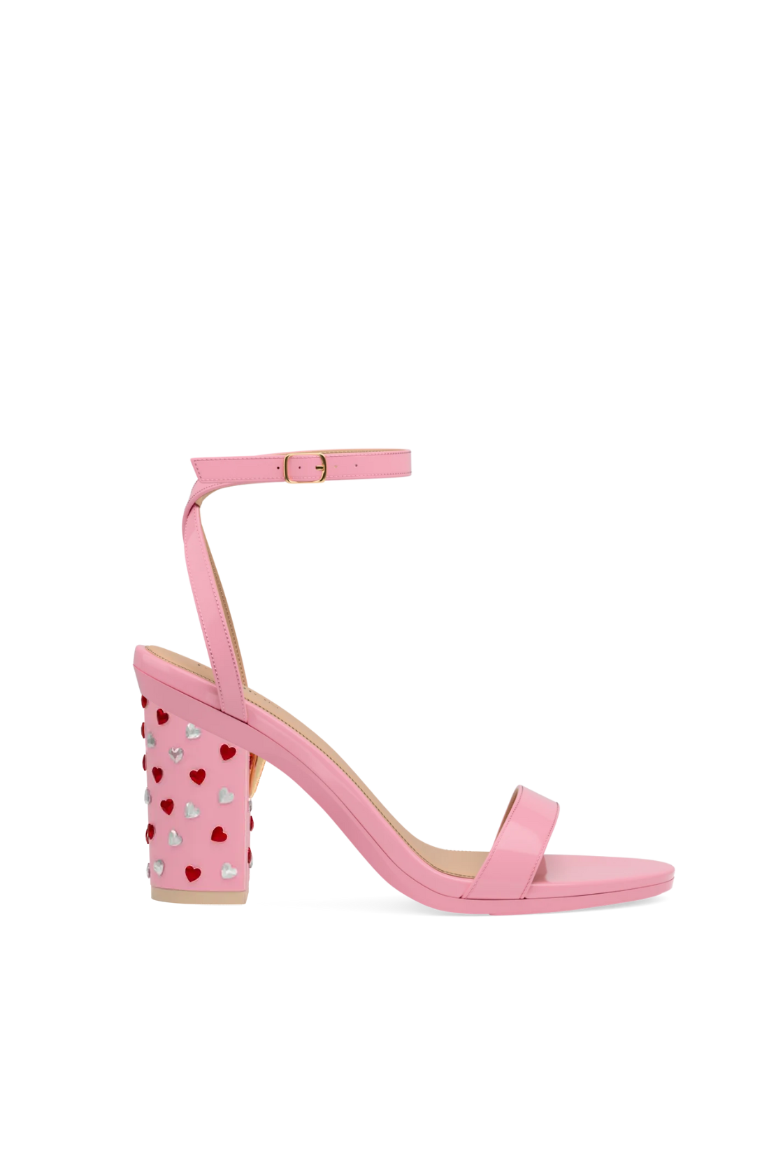 Block Heel Kit 4 I Heart Rhinestone