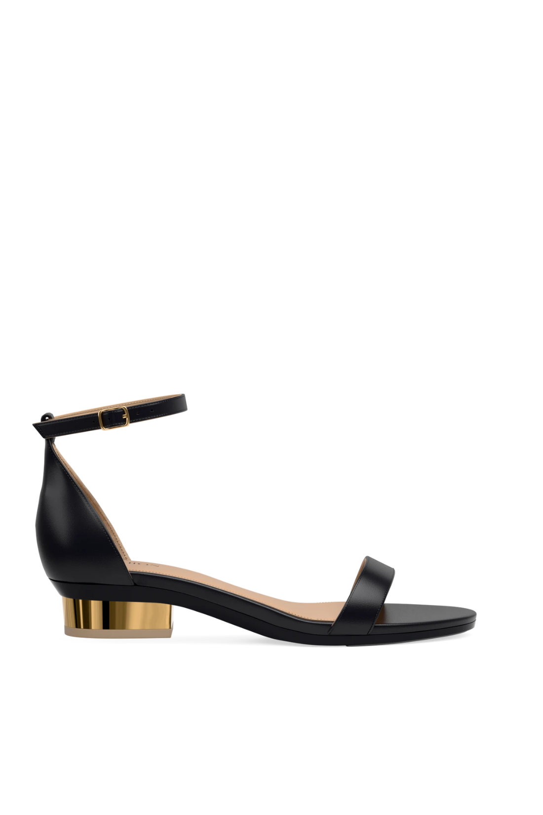 Block Heel Kit 1.5 Gold Metallic