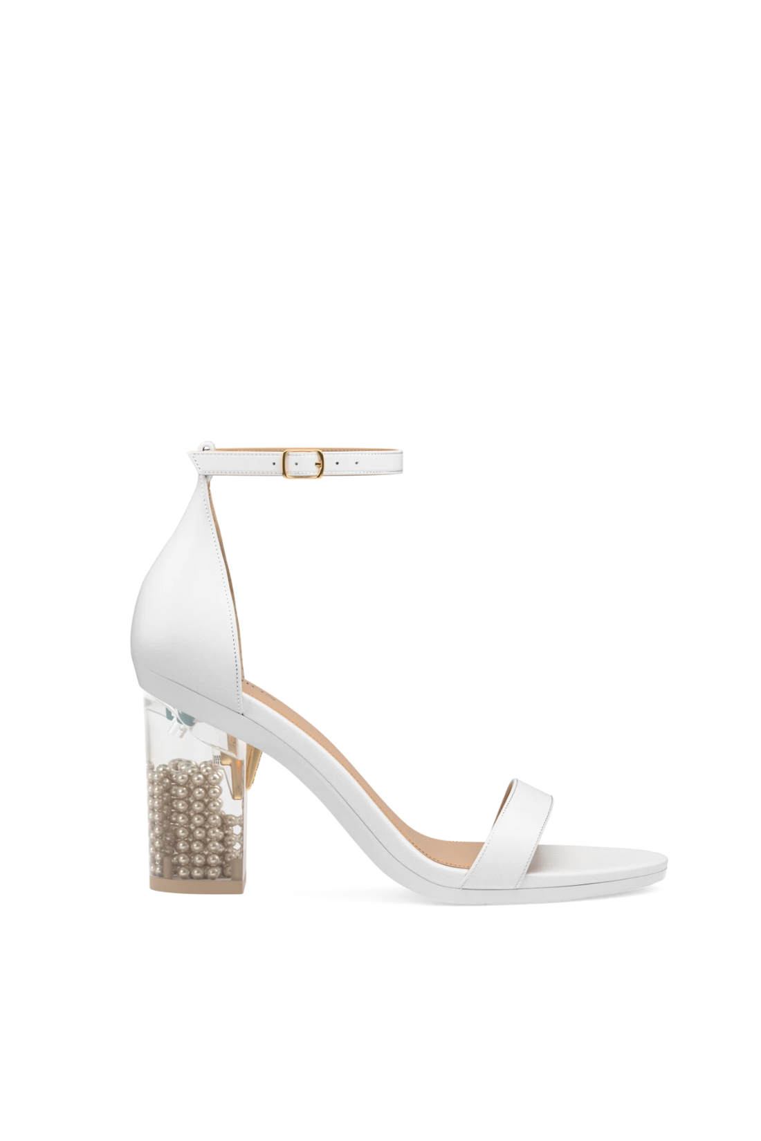 Block Heel Kit 4 Ivory Pearl Transparent