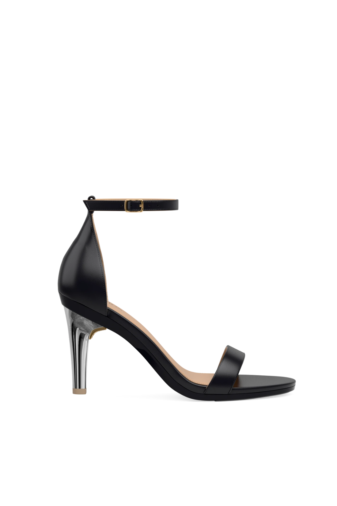 Stiletto Heel Kit 4 Silver Metallic